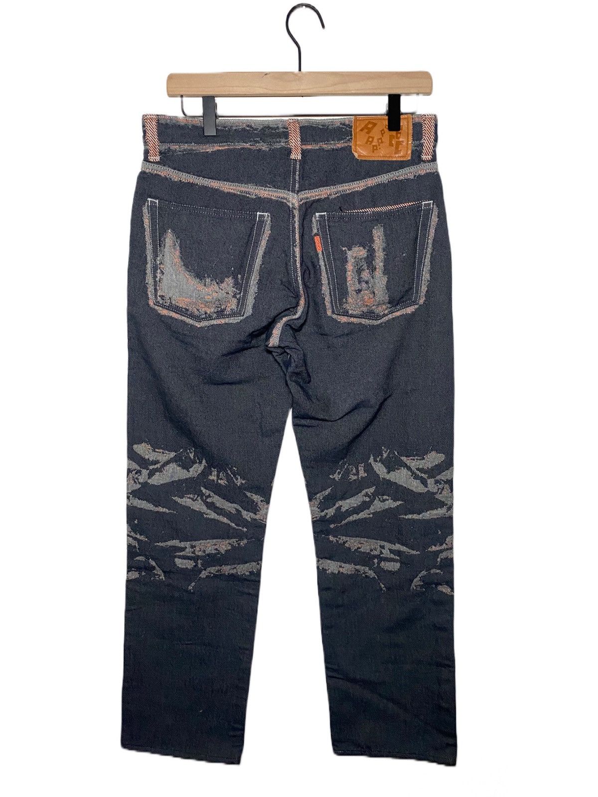 Issey Miyake Issey Miyake Grey/Orange Jeans Size US 29 - 7 Thumbnail