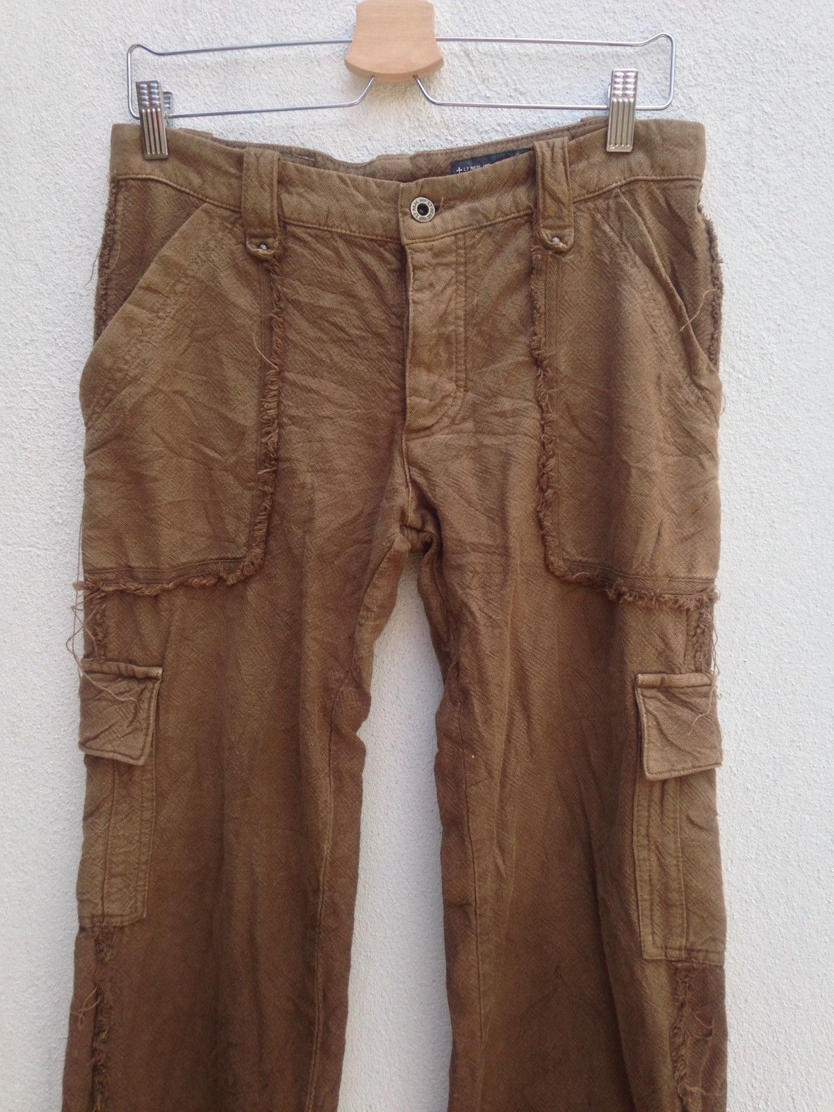 Japanese Brand L7 Real Hip Cargo Denim Patchwork Made In Japan