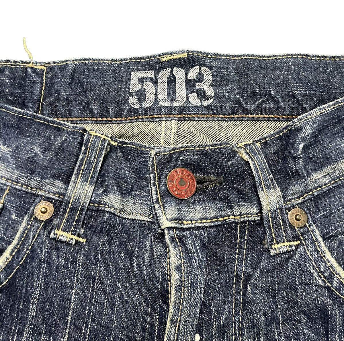 Edwin VINTAGE EDWIN SHORT JEANS JAPAN Size US 34 / EU 50 - 3 Thumbnail