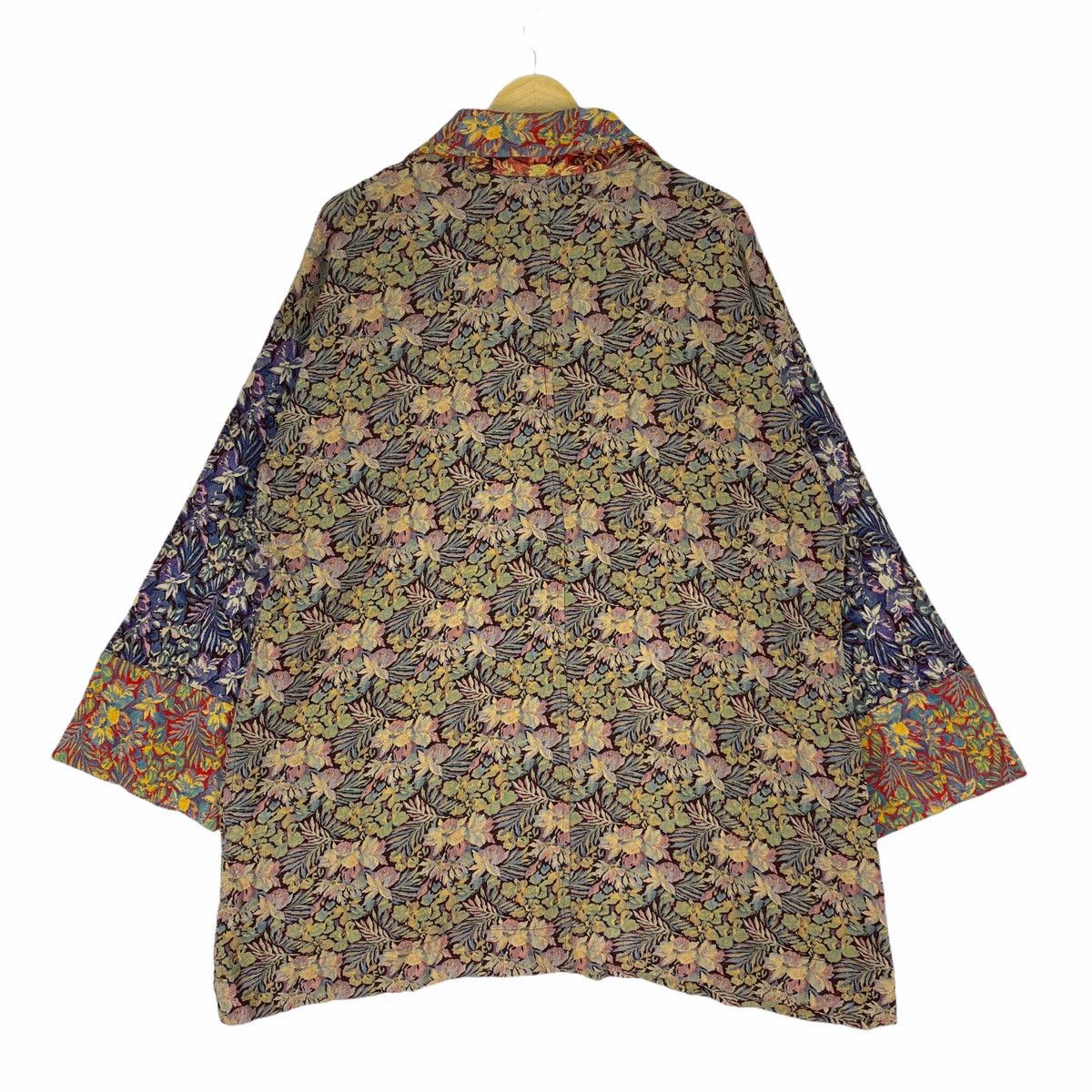 Issey Miyake 🔥ISSEY MIYAKE PLISSE Flowers Patchwork Light Jacket Size US M / EU 48-50 / 2 - 9 Thumbnail