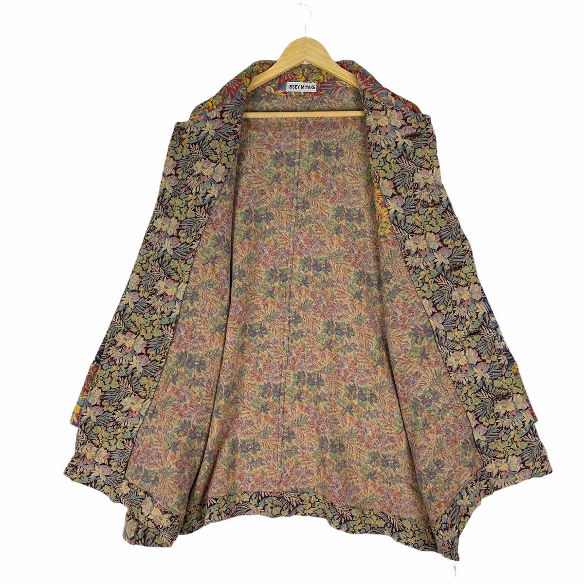 Issey Miyake 🔥ISSEY MIYAKE PLISSE Flowers Patchwork Light Jacket Size US M / EU 48-50 / 2 - 8 Thumbnail