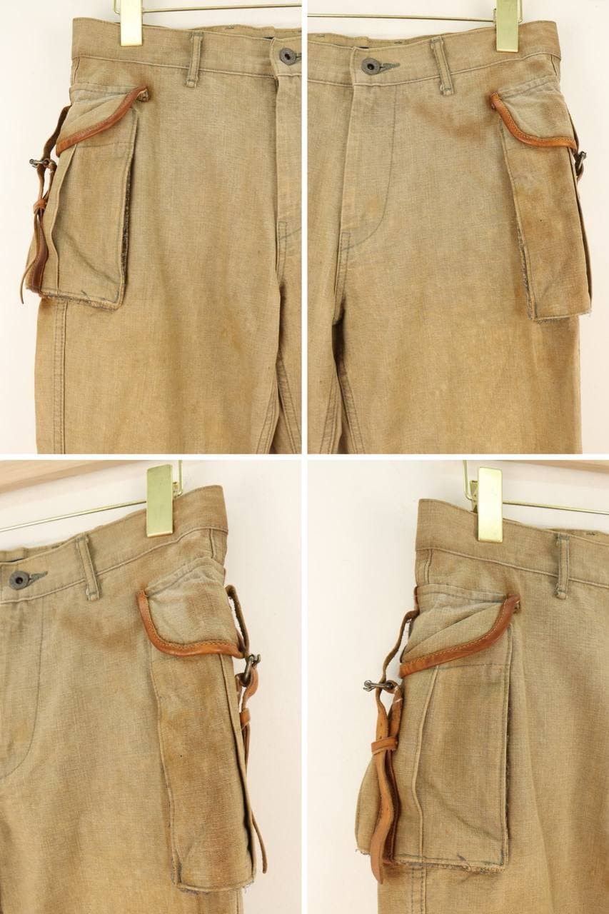 Kapital KAPITAL Leather Trim Pouch Rare Pant Size US 30 / EU 46 - 7 Thumbnail