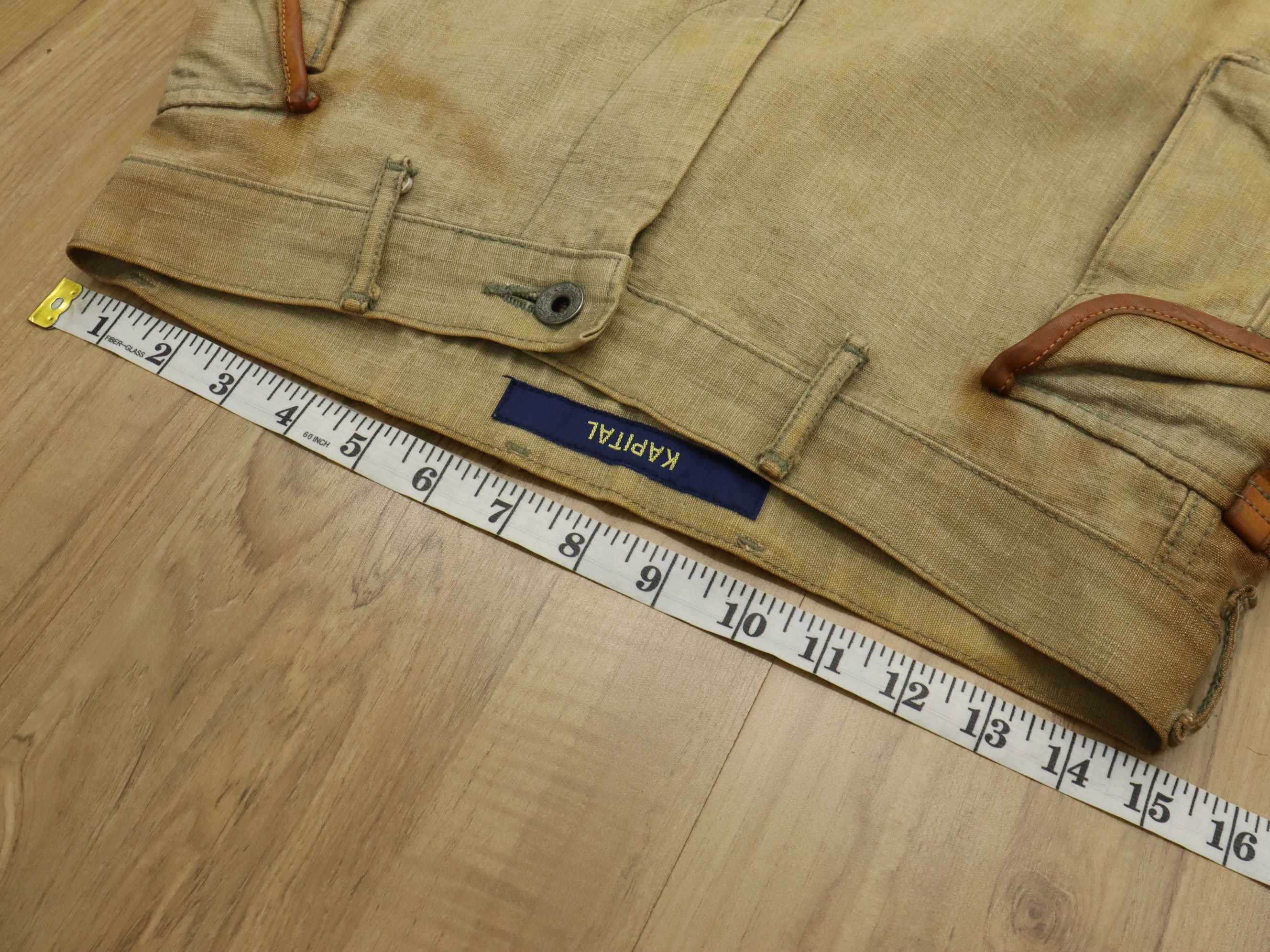 Kapital KAPITAL Leather Trim Pouch Rare Pant Size US 30 / EU 46 - 20 Thumbnail