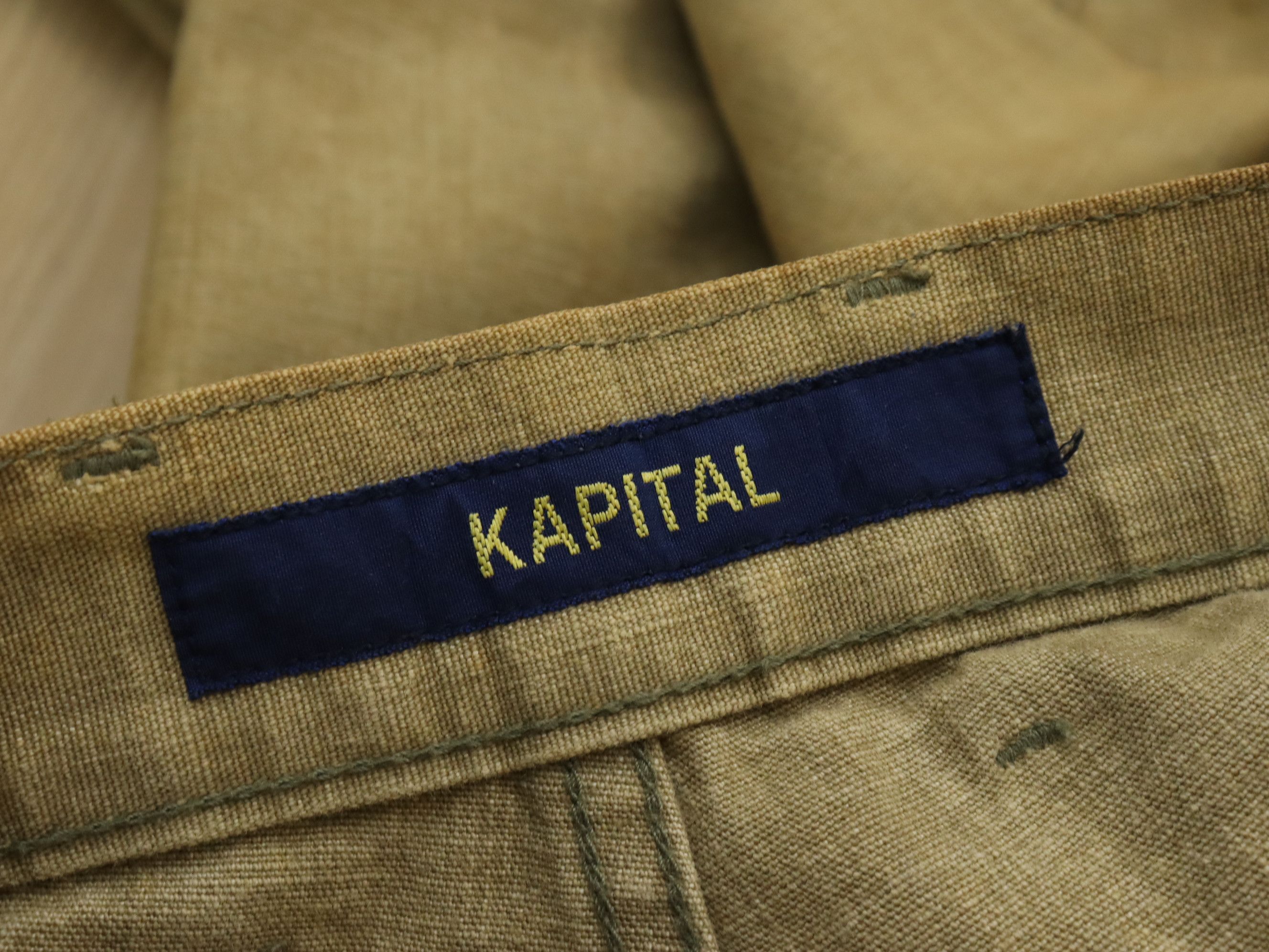 Kapital KAPITAL Leather Trim Pouch Rare Pant Size US 30 / EU 46 - 21 Thumbnail