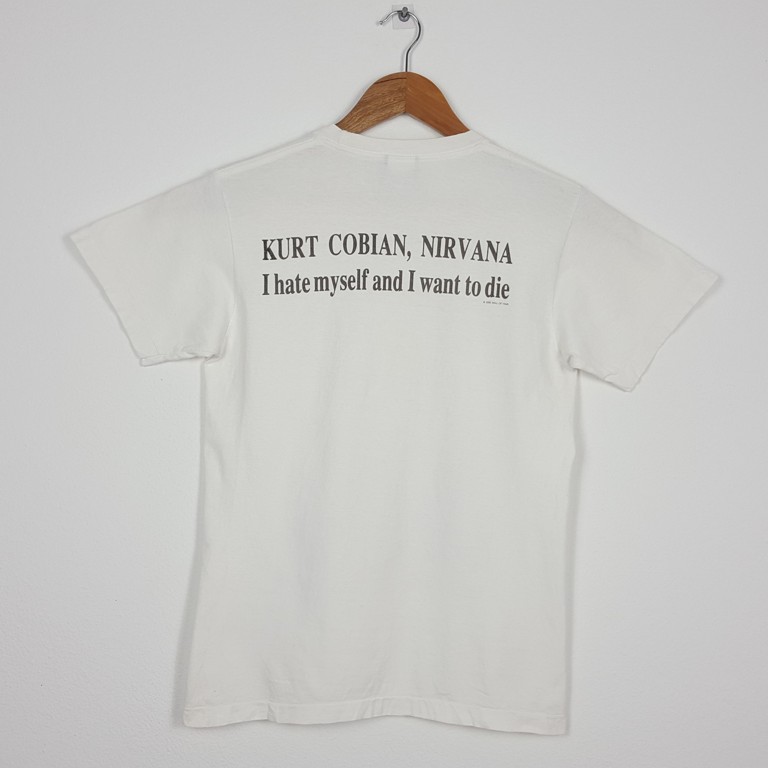 Band Tees × Vintage Vintage NIRVANA Kurt Cobain American Grunge band tees cp1 Size US S / EU 44-46 / 1 - 3 Thumbnail