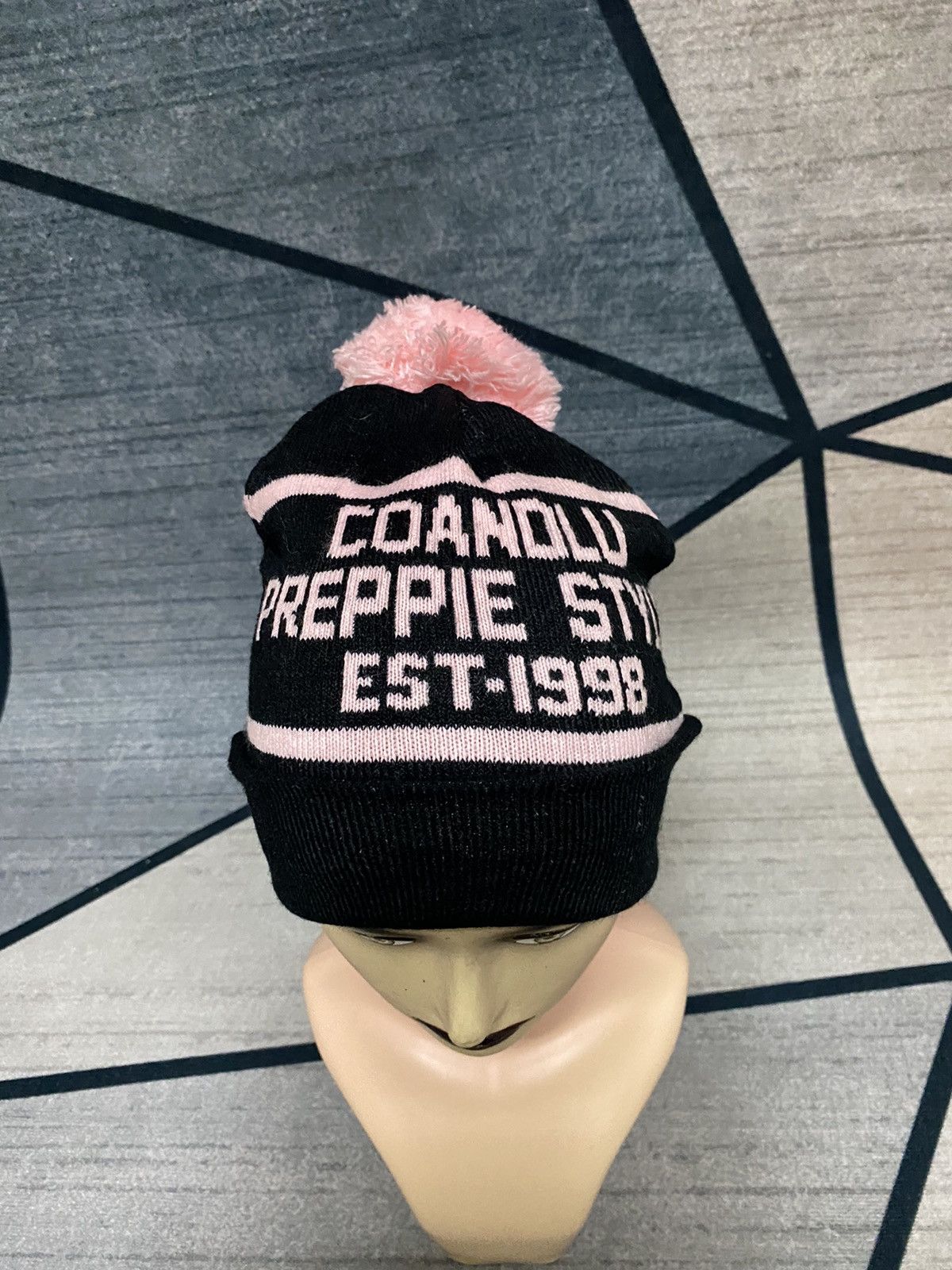 Japanese Brand COANDLU Preppie Style Beanie Hat Size ONE SIZE - 3 Thumbnail