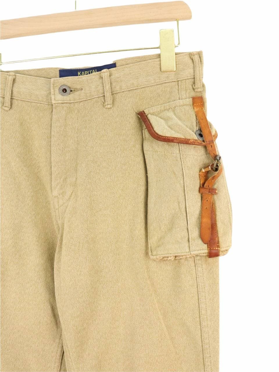 Kapital KAPITAL Leather Trim Pouch Rare Pant Size US 29 - 5 Thumbnail