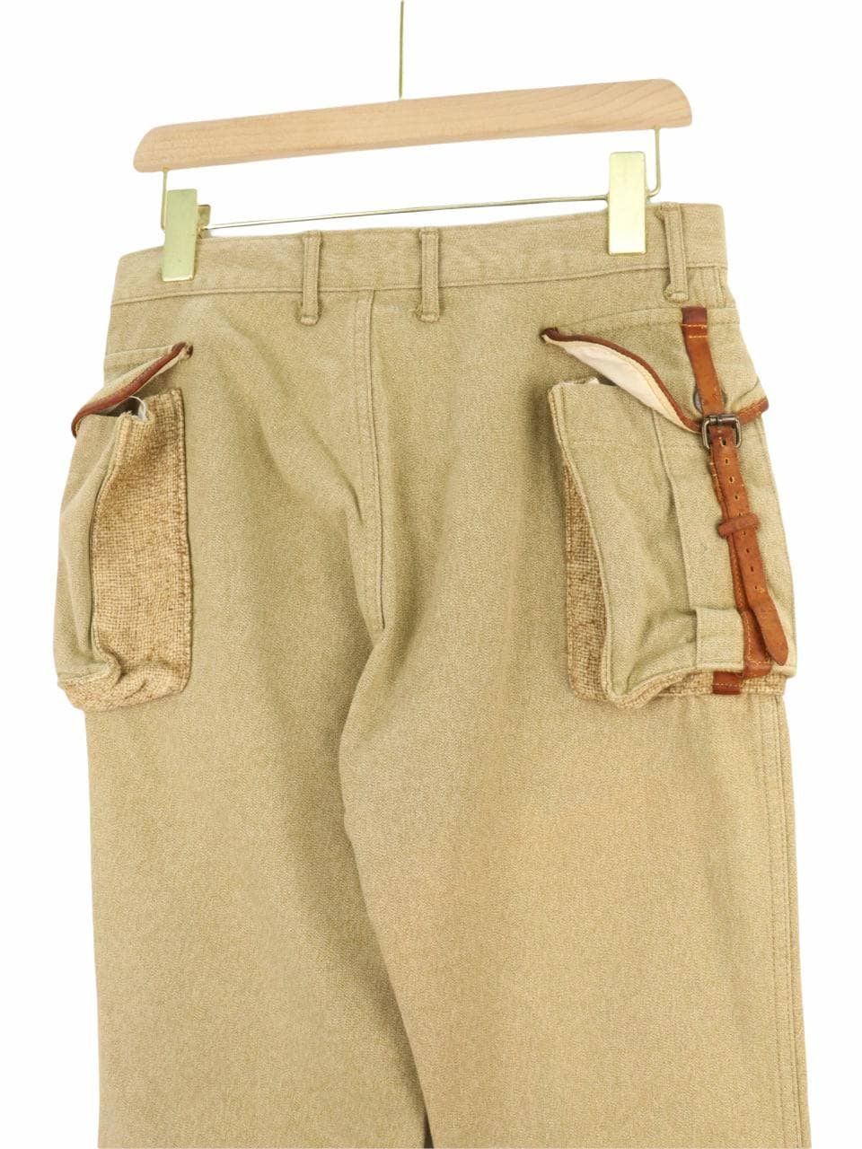 Kapital KAPITAL Leather Trim Pouch Rare Pant Size US 29 - 1 Thumbnail
