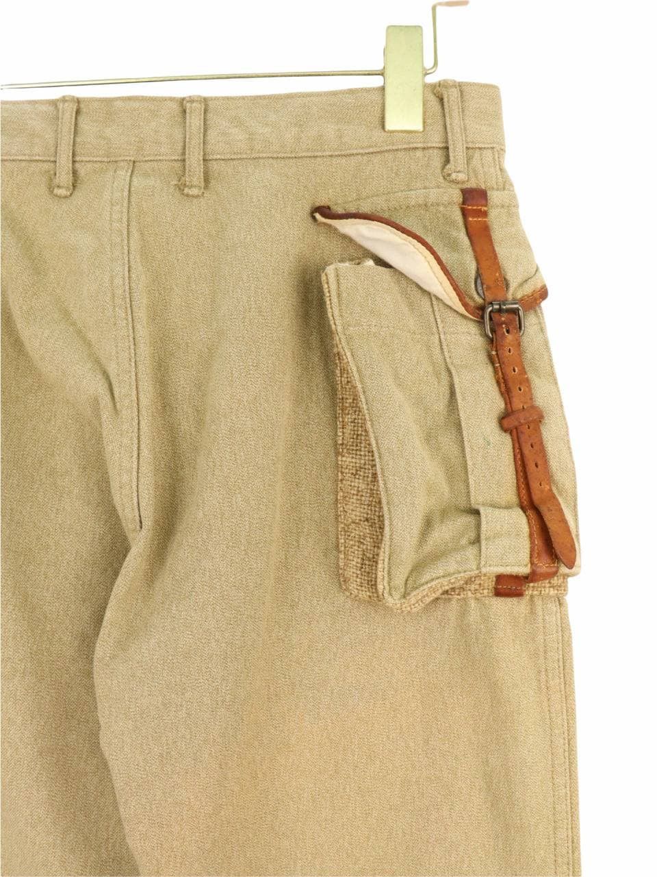 Kapital KAPITAL Leather Trim Pouch Rare Pant Size US 29 - 4 Thumbnail