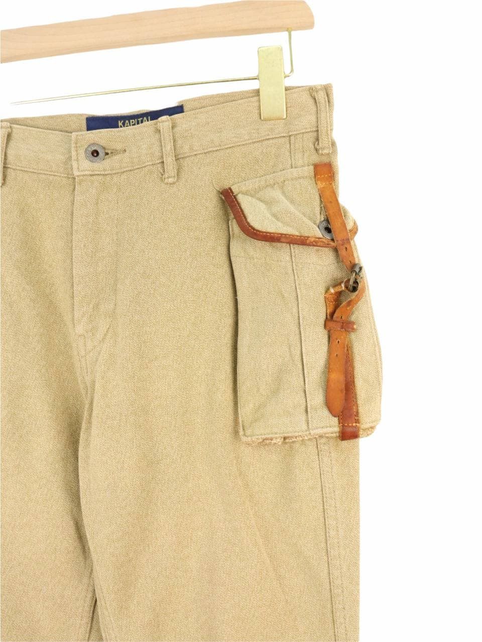 Kapital KAPITAL Leather Trim Pouch Rare Pant Size US 29 - 13 Thumbnail