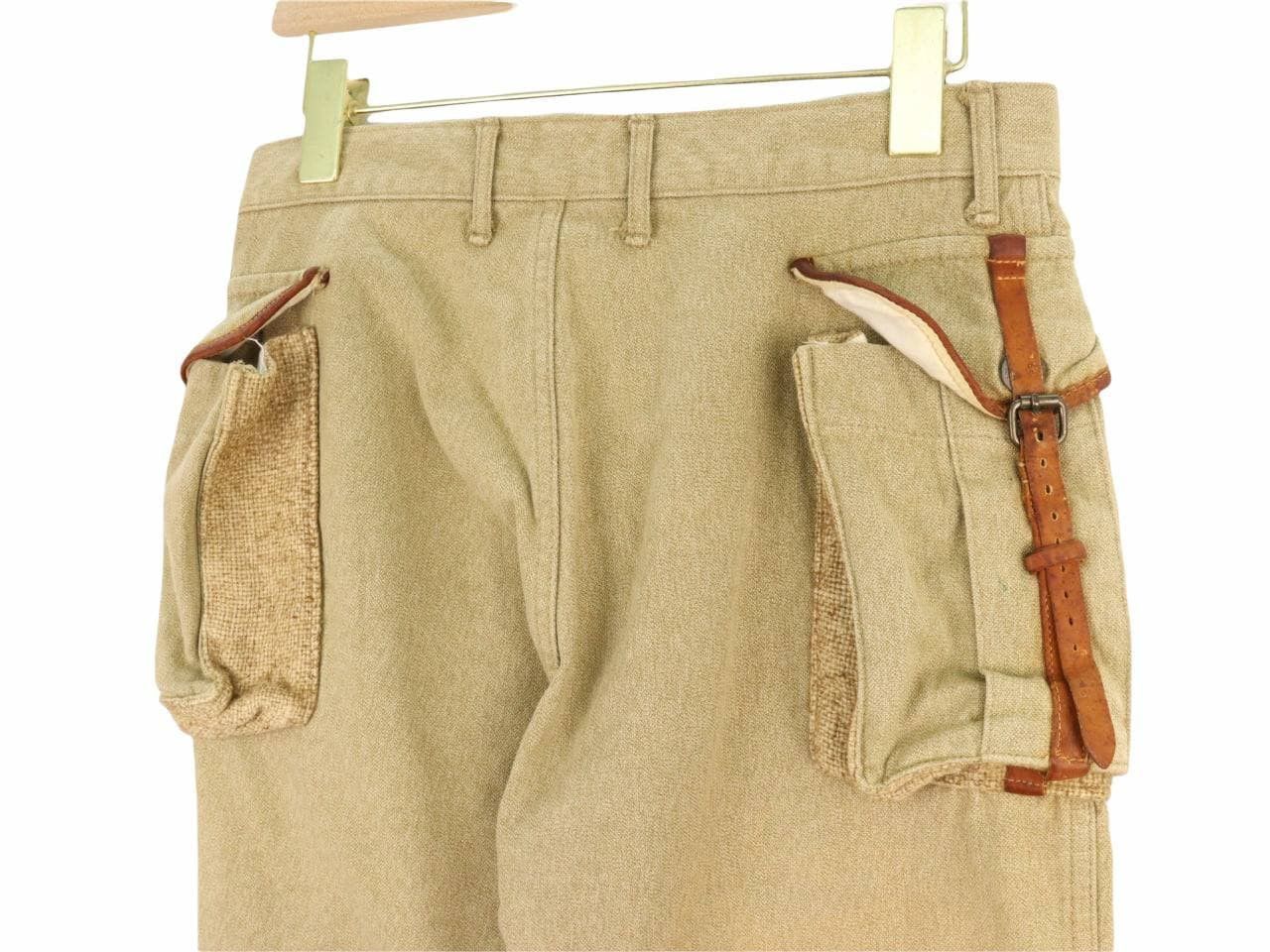 Kapital KAPITAL Leather Trim Pouch Rare Pant Size US 29 - 8 Thumbnail