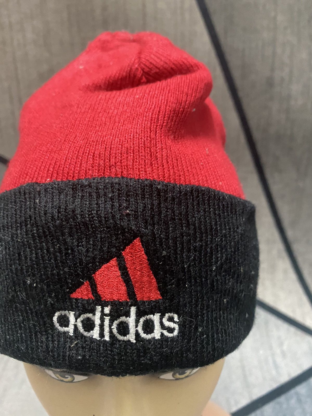 Adidas Vintage Adidas Small Embroidered Logo Short Beanie Hat Size ONE SIZE - 2 Thumbnail