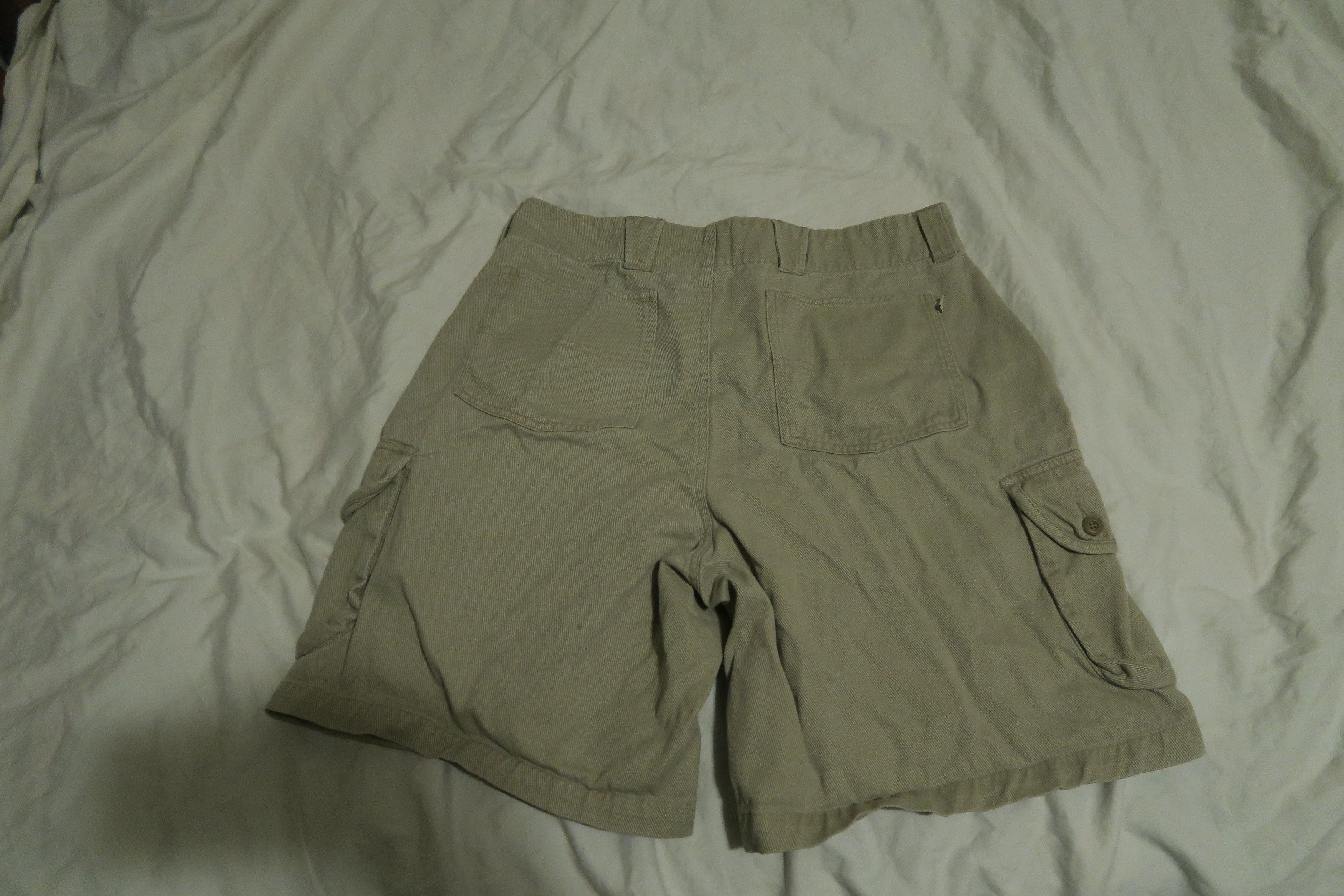 Nike ACG × Vintage Vintage Nike ACG Corduroy Cargo Shorts Beige Hiking Size US 34 / EU 50 - 6 Thumbnail
