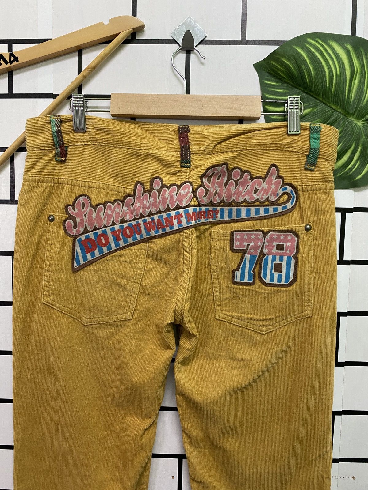 Designer × Japanese Brand Japanese Brand Rollin Corduroy Low Rise Patches Pants Size US 32 / EU 48 - 10 Thumbnail
