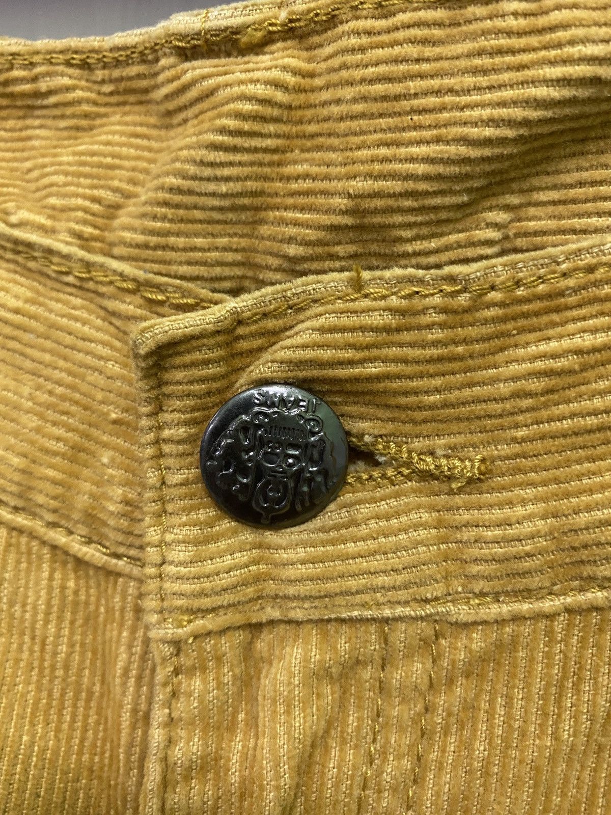 Designer × Japanese Brand Japanese Brand Rollin Corduroy Low Rise Patches Pants Size US 32 / EU 48 - 9 Thumbnail