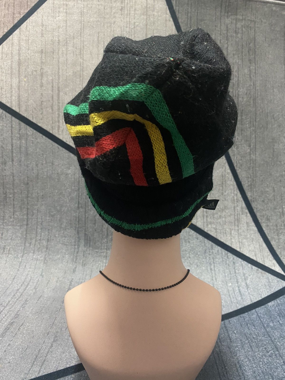 Adidas Adidas Rasta Embroidered Logo Beanie Hat Size ONE SIZE - 5 Thumbnail