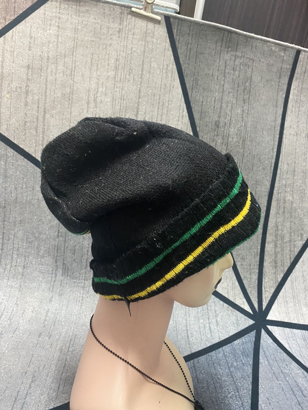 Adidas Adidas Rasta Embroidered Logo Beanie Hat Size ONE SIZE - 3 Thumbnail