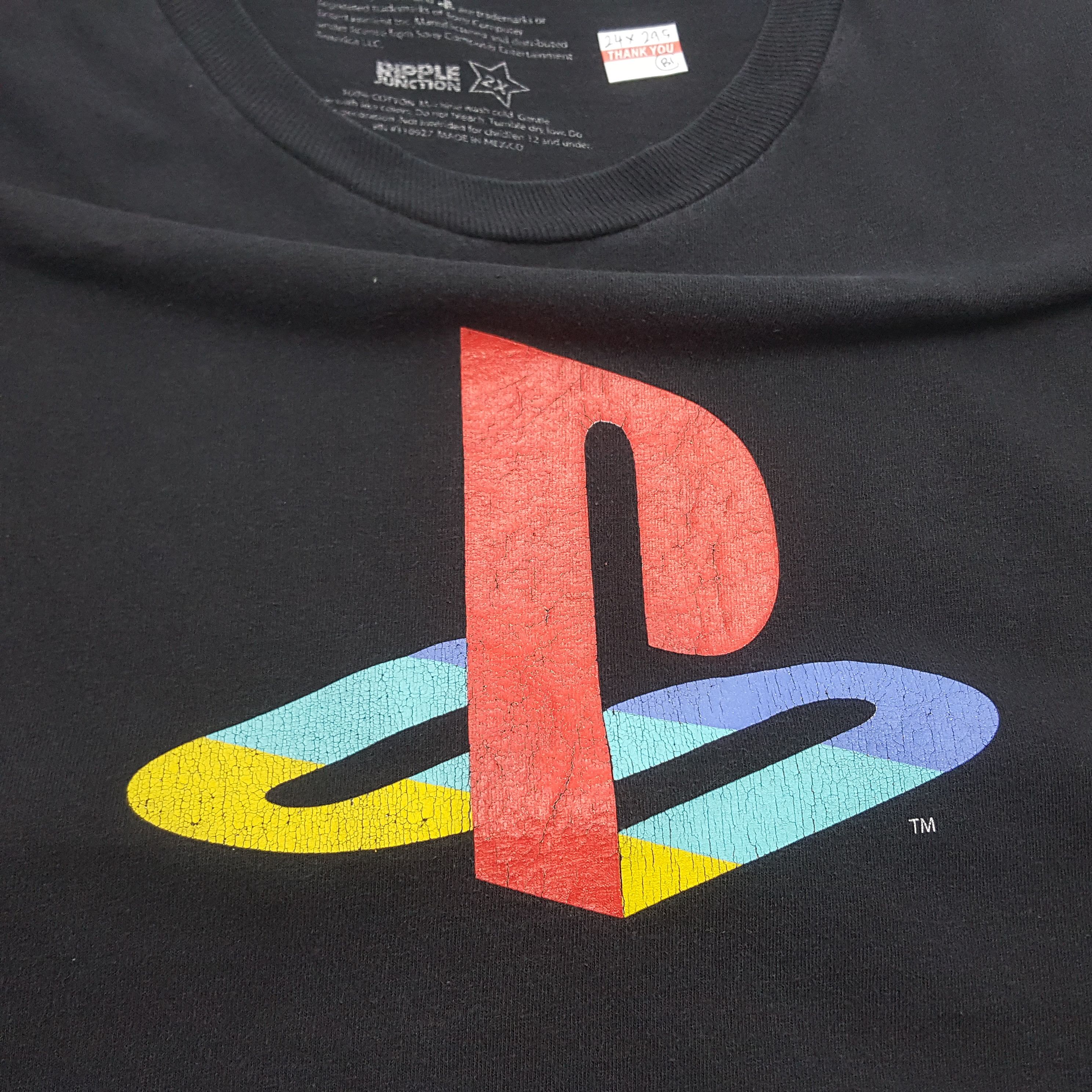 Playstation × Vintage Vintage PlayStation Big Logo SONY game t-shirt Size US XXL / EU 58 / 5 - 4 Thumbnail
