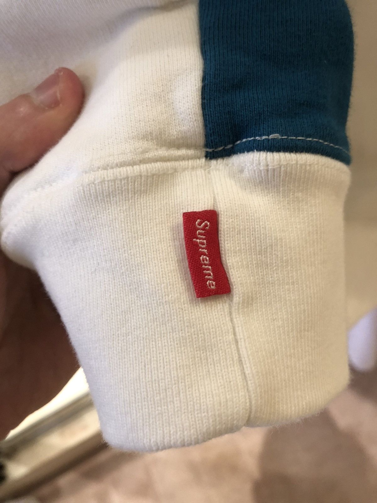 Supreme Supreme Color Block Half Zip Sweatshirt Size US XL / EU 56 / 4 - 6 Thumbnail