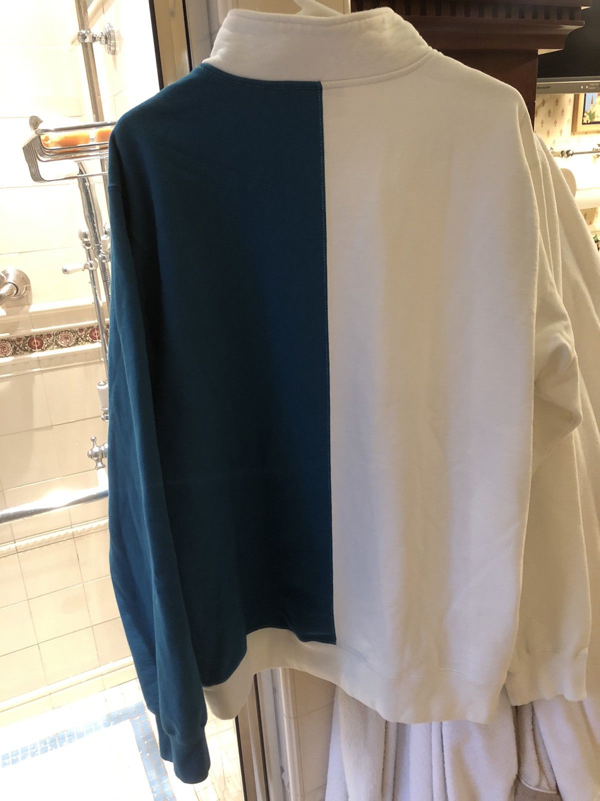 Supreme Supreme Color Block Half Zip Sweatshirt Size US XL / EU 56 / 4 - 2 Thumbnail