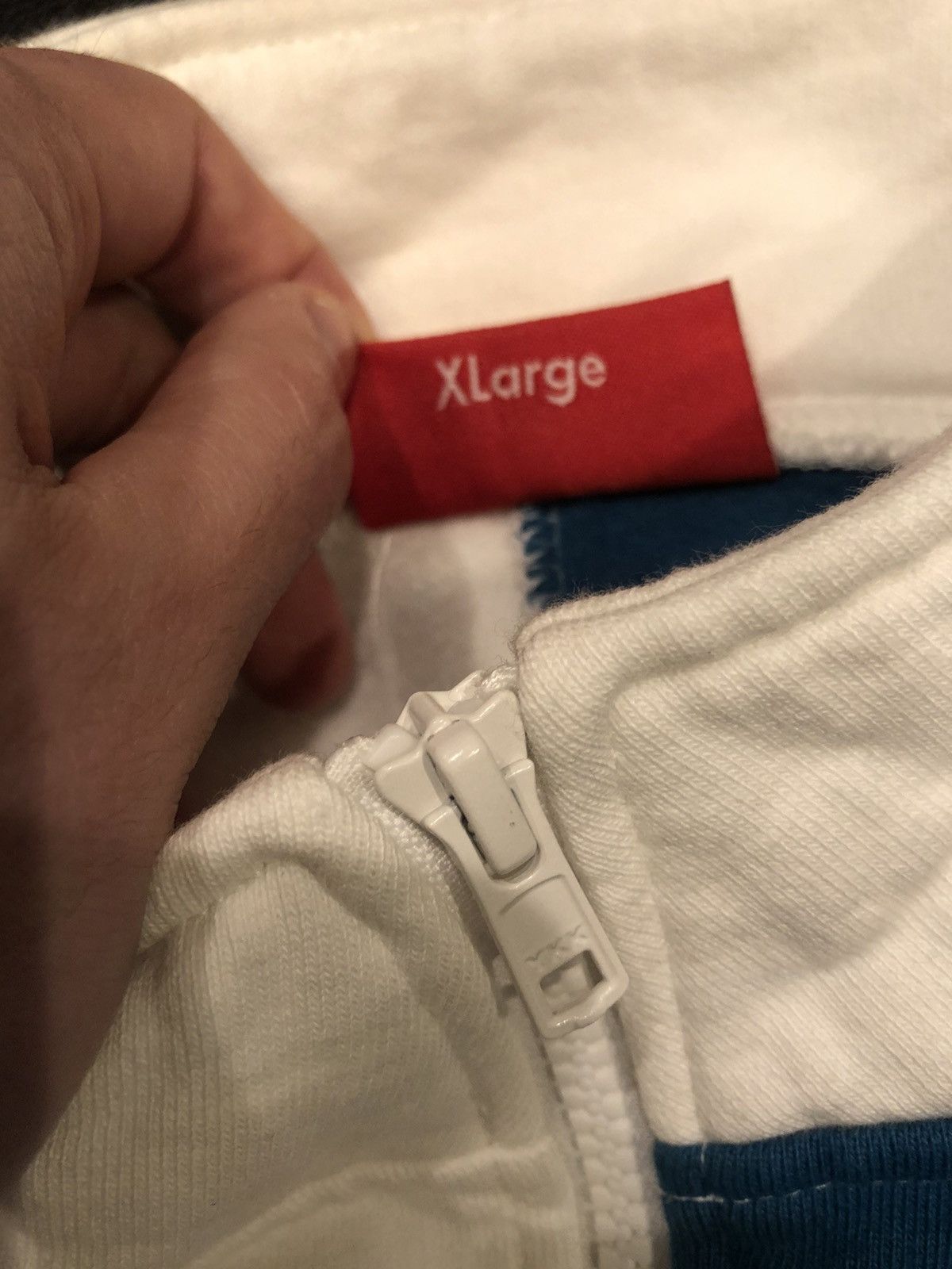Supreme Supreme Color Block Half Zip Sweatshirt Size US XL / EU 56 / 4 - 5 Thumbnail