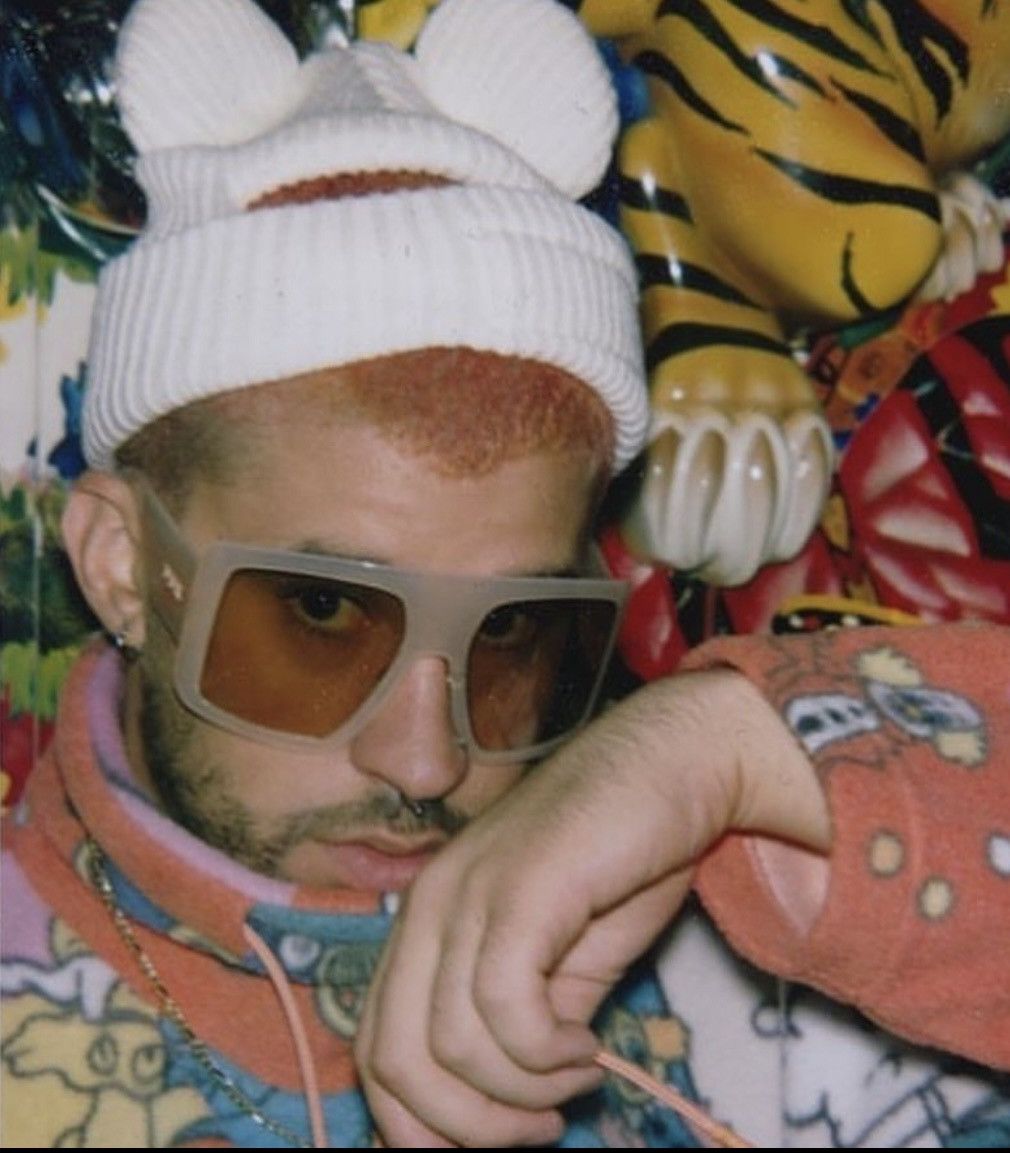 image of Archival Clothing x Individual Designer Mask By Jose Wong in Offwhite, Men's