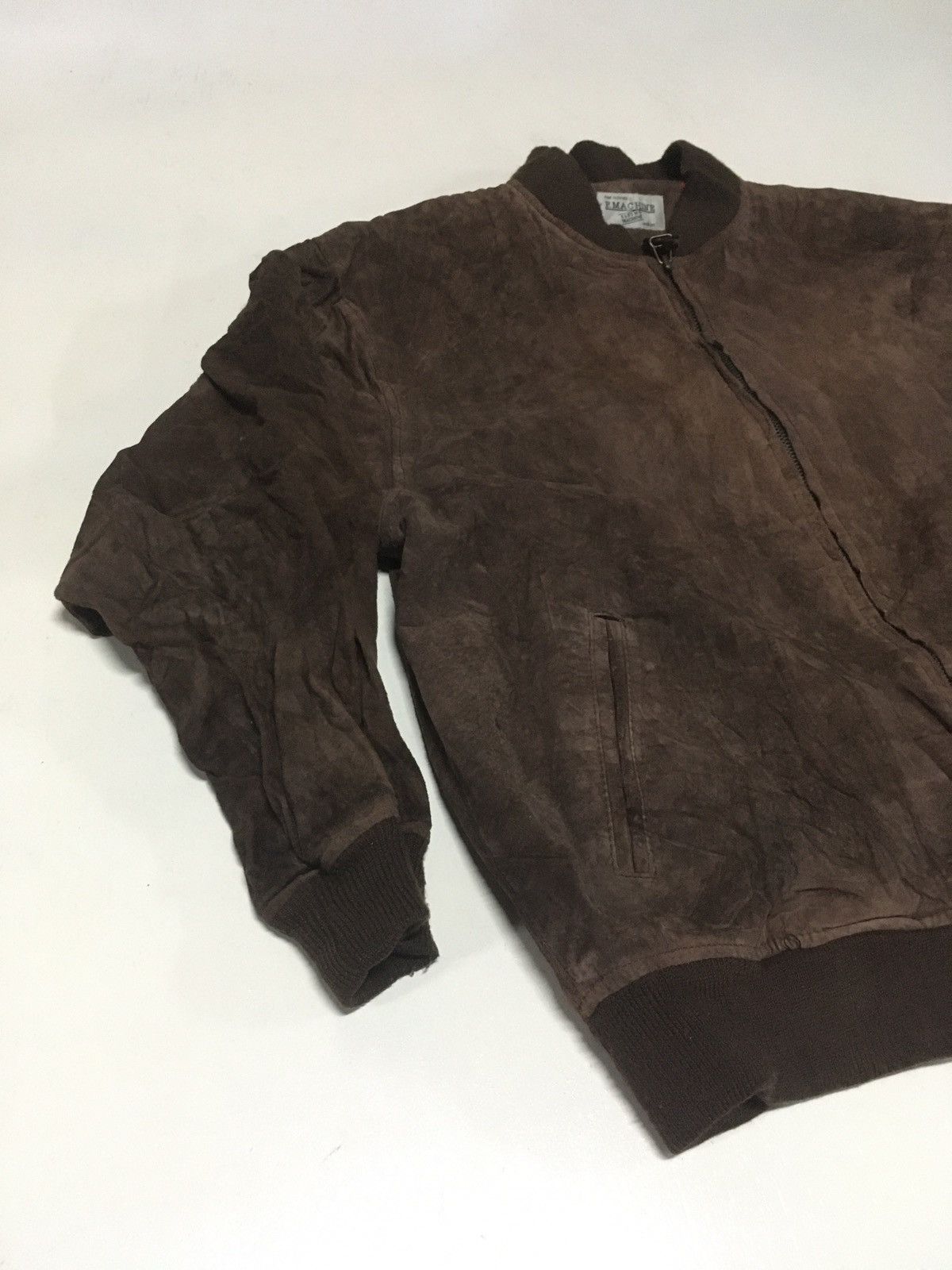 Vintage Vintage flaying machine suede leather flannel inner JACKET Size US M / EU 48-50 / 2 - 3 Thumbnail