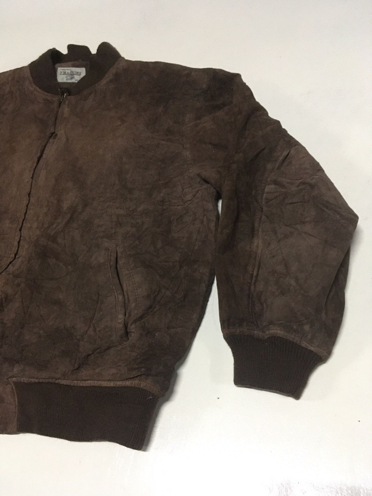 Vintage Vintage flaying machine suede leather flannel inner JACKET Size US M / EU 48-50 / 2 - 4 Thumbnail