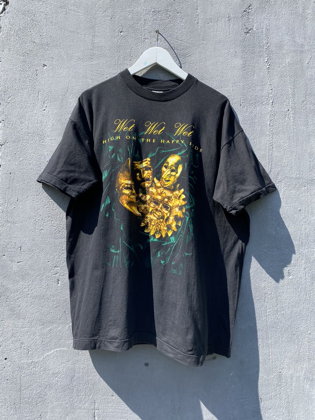 Band Tees VTG 1995 WET WET WET High Of The Happy Side tee Size US XL / EU 56 / 4 - 1 Thumbnail