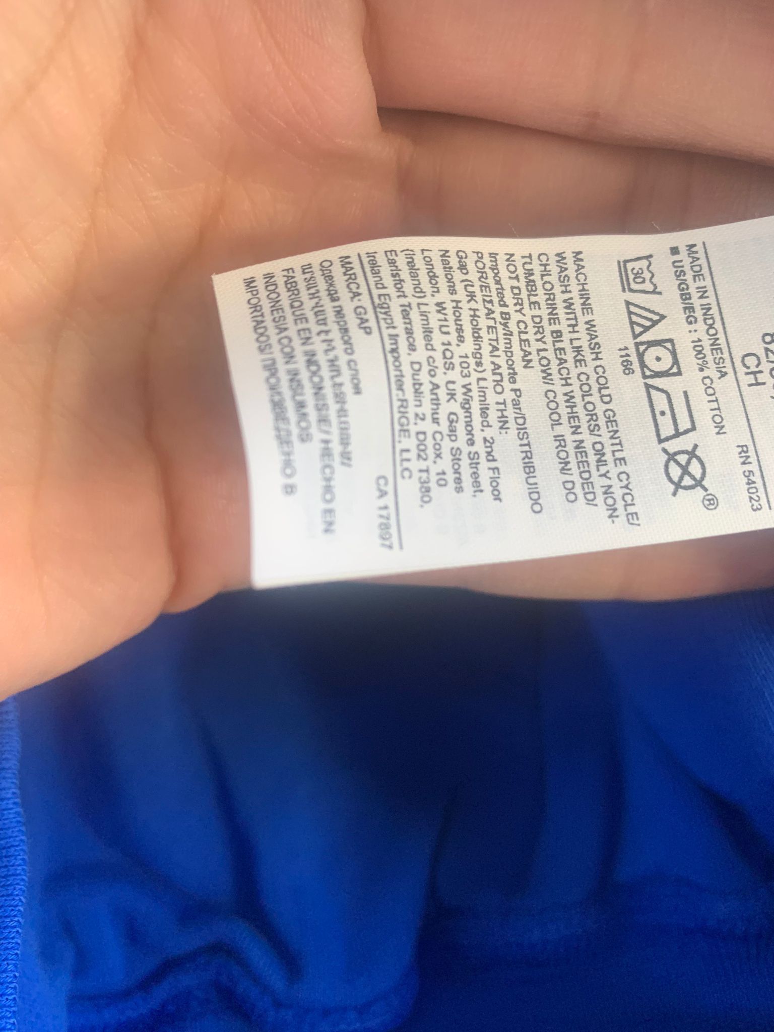 Gap × Kanye West Hoodie in Blue Size US S / EU 44-46 / 1 - 7 Thumbnail