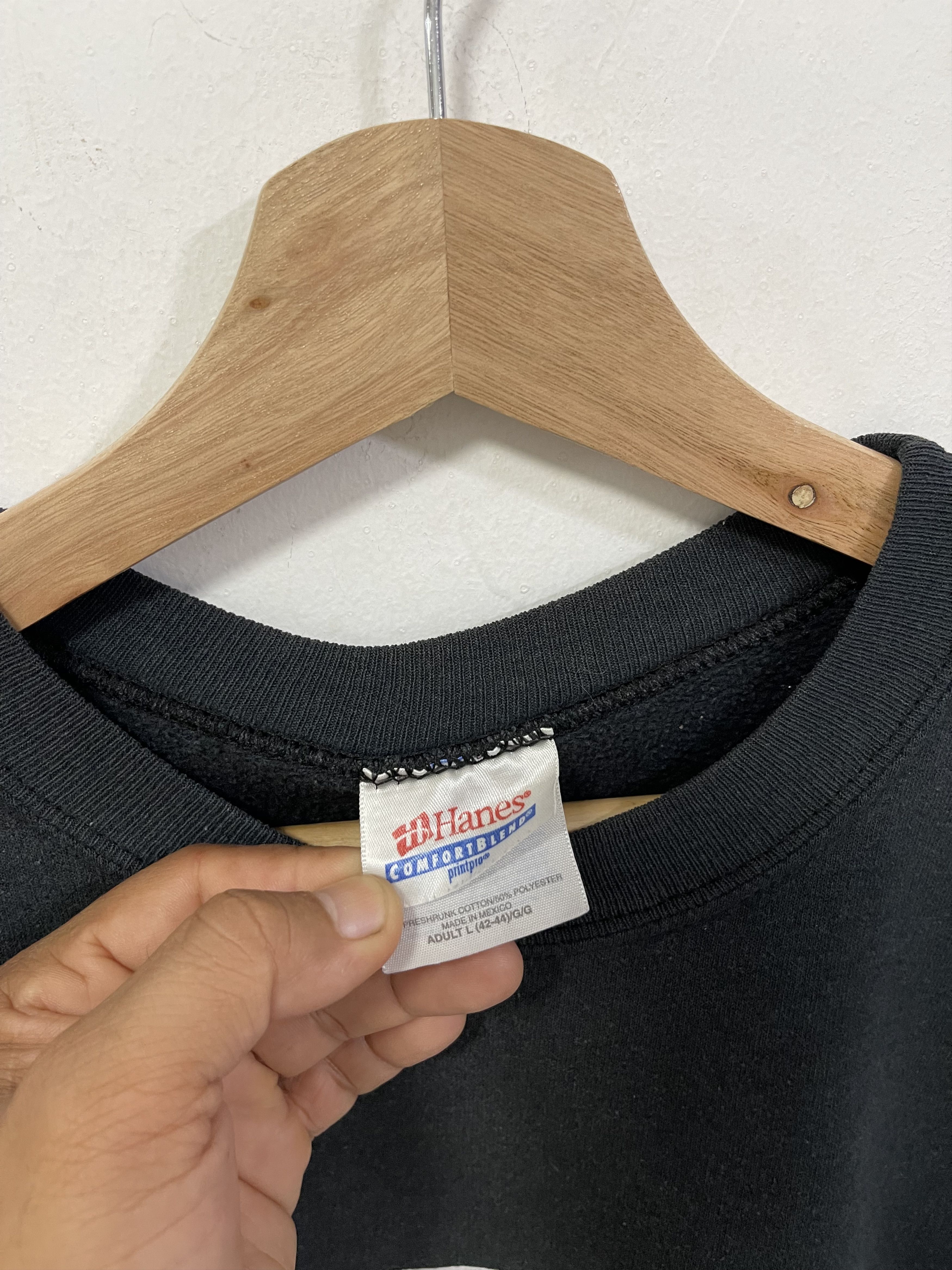 Hanes × Planet Hollywood × Vintage Vintage Planet Hollywood Spellout Crewneck Sweatshirt Size US L / EU 52-54 / 3 - 10 Thumbnail