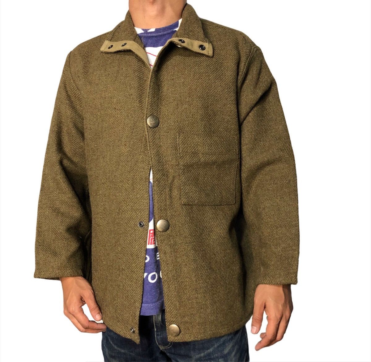 Yohji Yamamoto 🔥80s Yohji Yamamoto Limited Pocket Wool Jacket Size US M / EU 48-50 / 2 - 1 Thumbnail