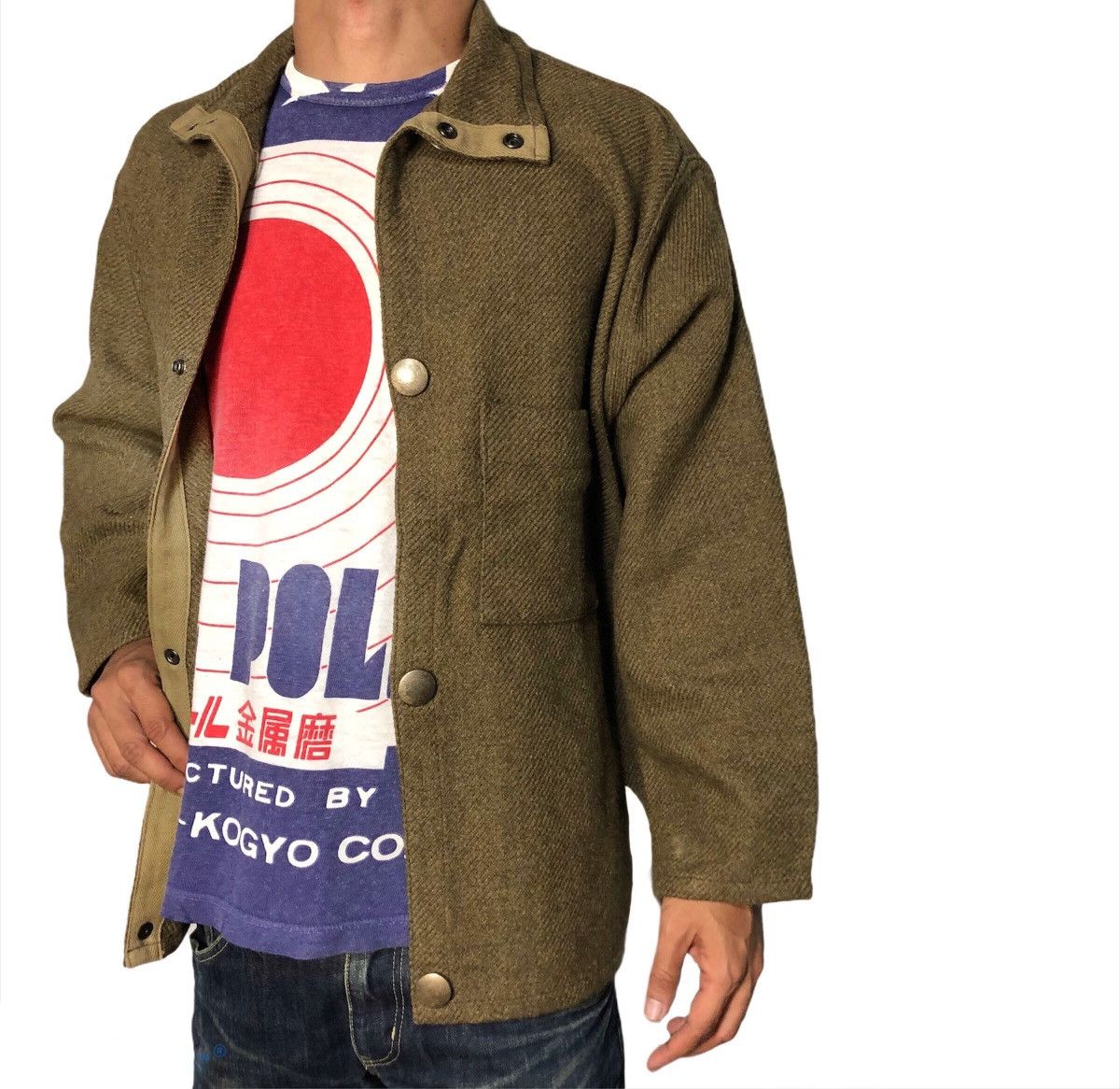 Yohji Yamamoto 🔥80s Yohji Yamamoto Limited Pocket Wool Jacket Size US M / EU 48-50 / 2 - 2 Thumbnail