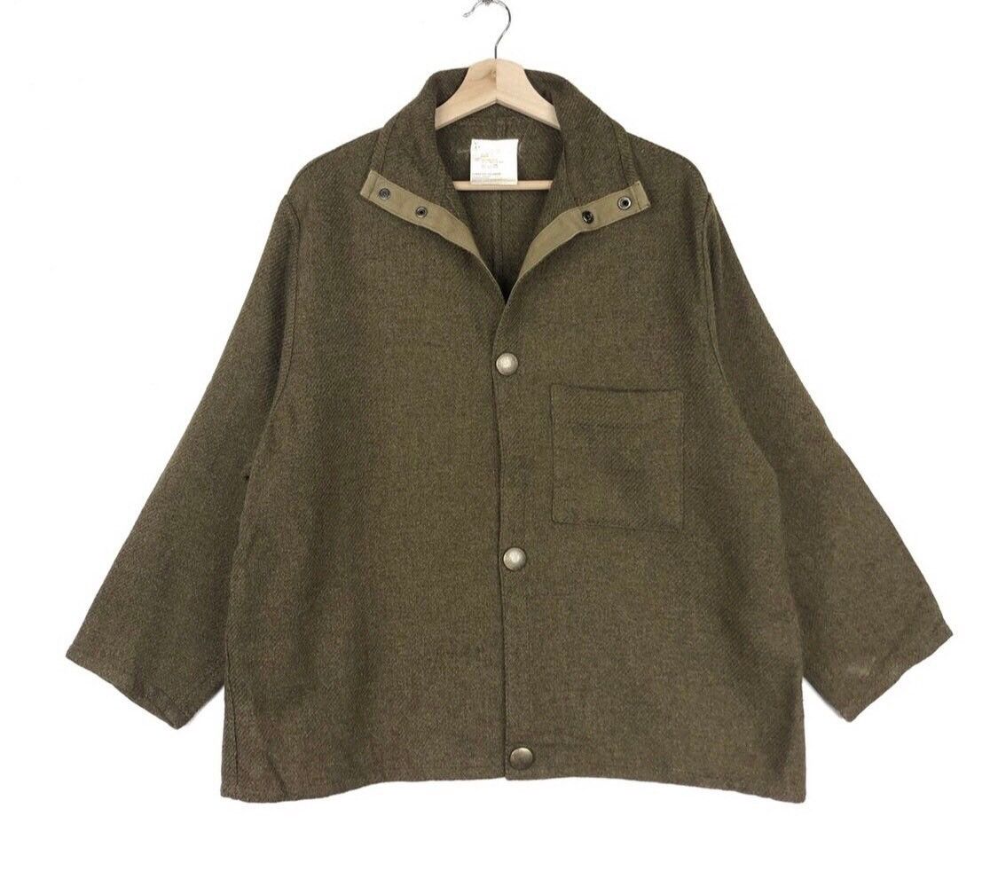 Yohji Yamamoto 🔥80s Yohji Yamamoto Limited Pocket Wool Jacket Size US M / EU 48-50 / 2 - 5 Thumbnail