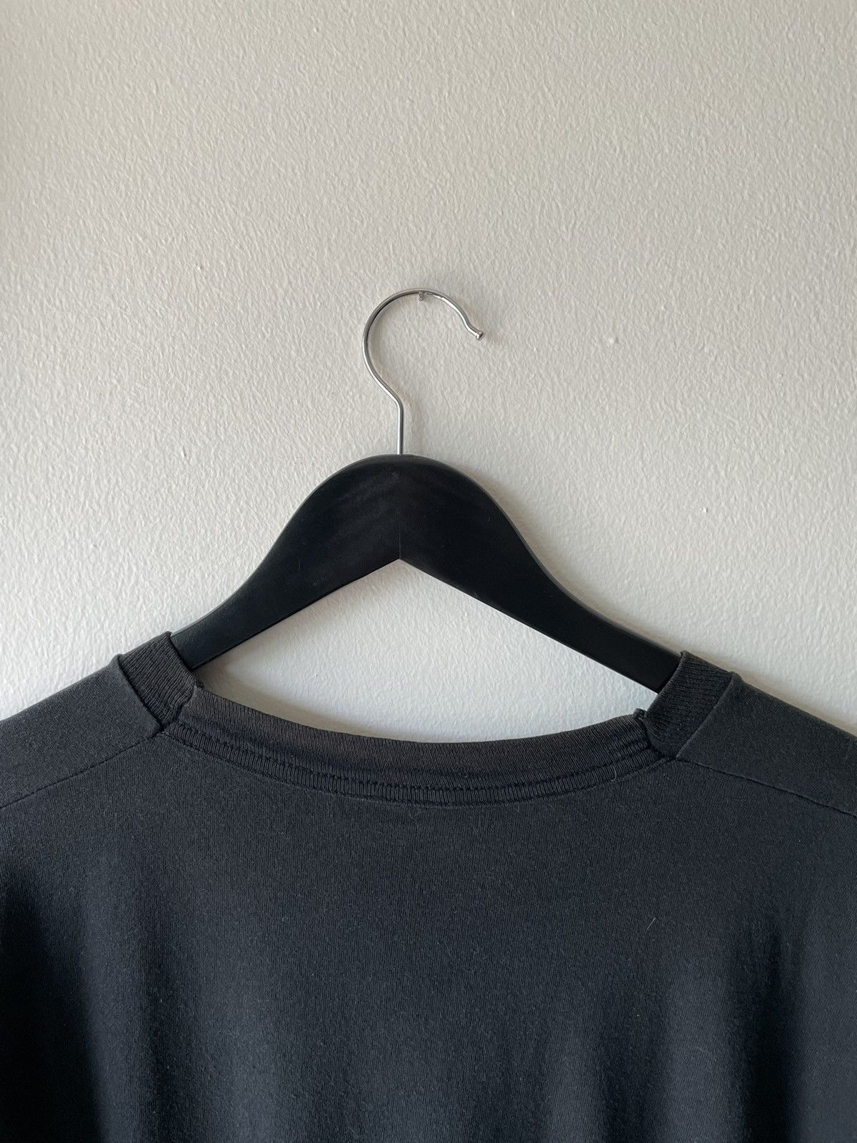 Vintage VINTAGE THRASHED FADED BLACK POCKET T-SHIRT Size US L / EU 52-54 / 3 - 10 Thumbnail