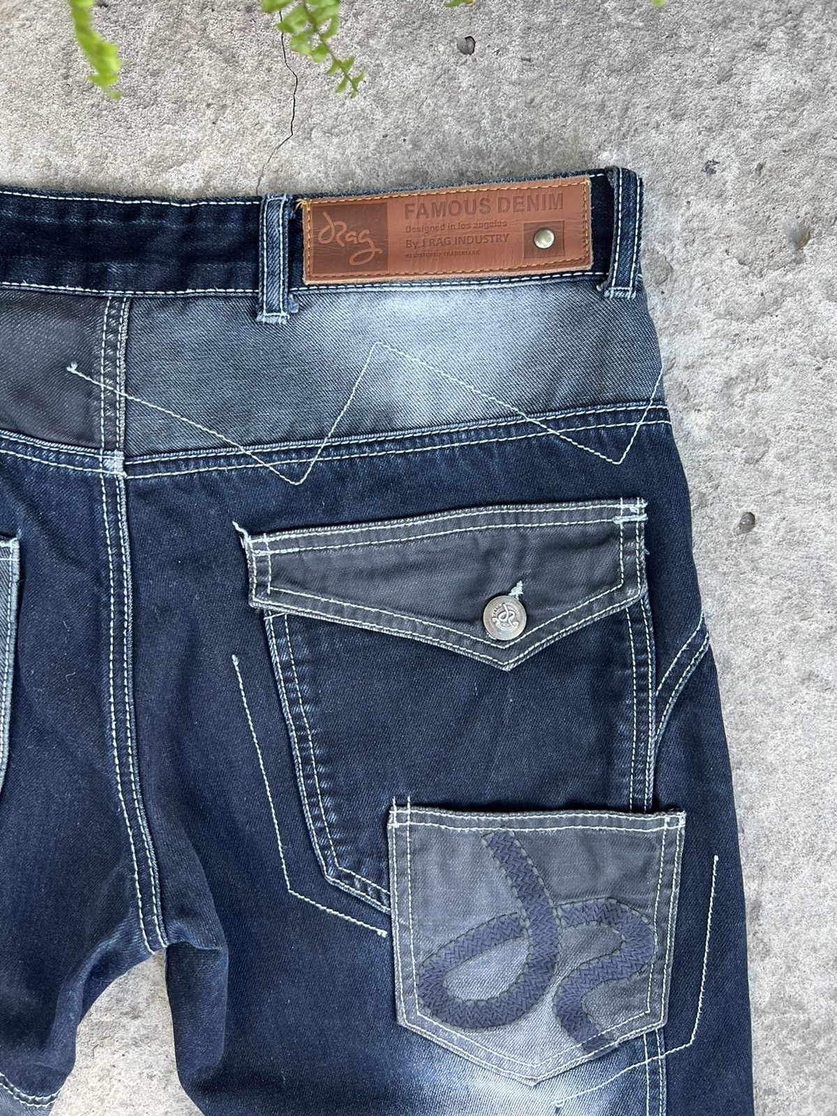 Japanese Brand × Vintage Vintage J Rag Multi-Pockets Faded Denim Cargo Pants/Jeans Size US 32 / EU 48 - 15 Thumbnail