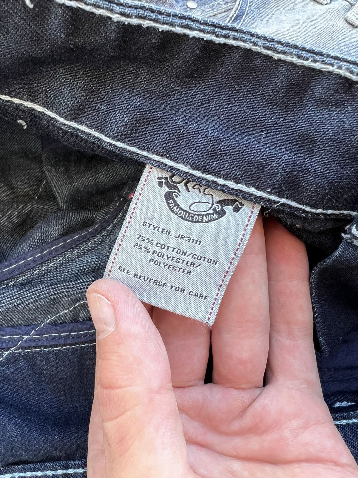 Japanese Brand × Vintage Vintage J Rag Multi-Pockets Faded Denim Cargo Pants/Jeans Size US 32 / EU 48 - 14 Thumbnail