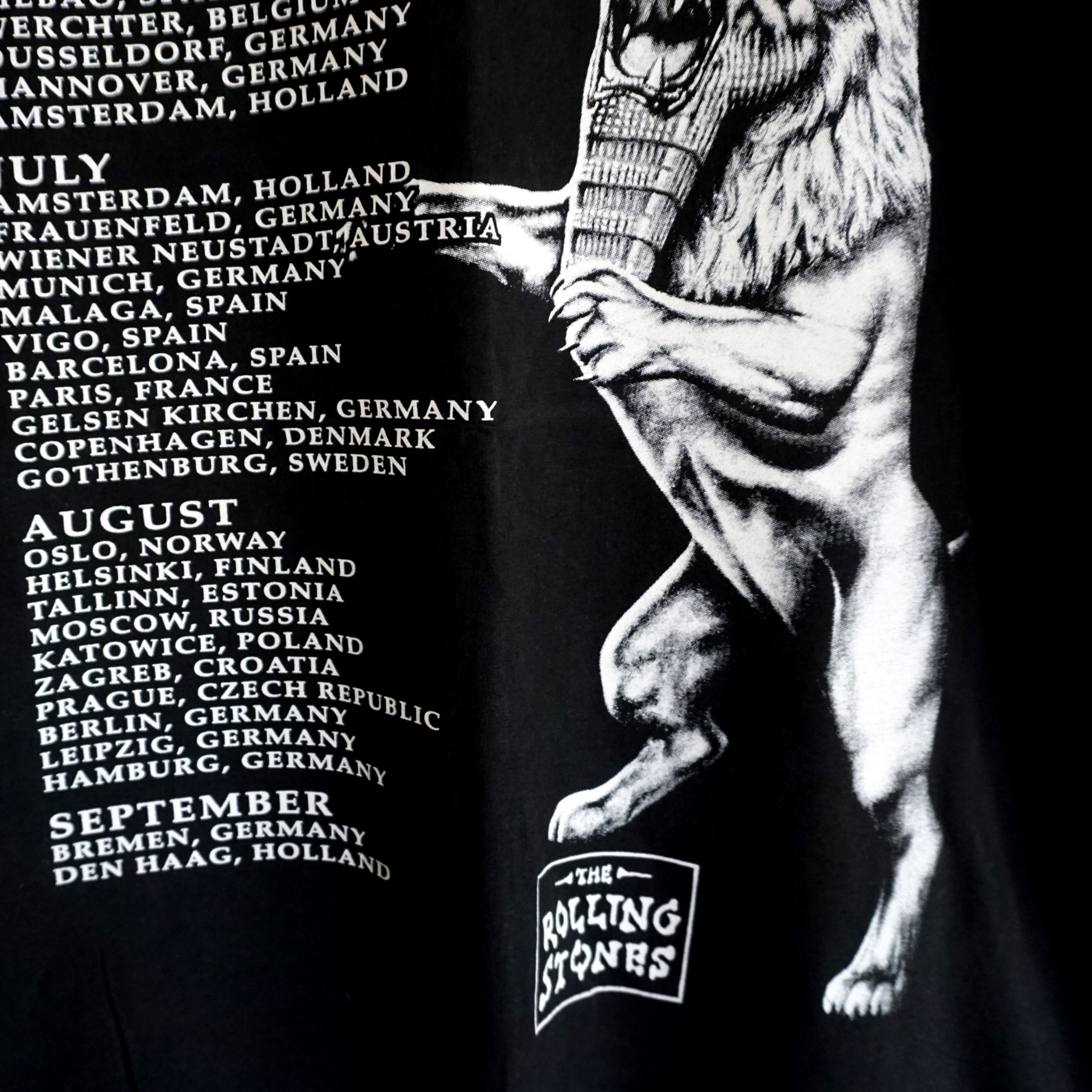 Band Tees vintage The Rolling Stones Bridges To Babylon World Tour1997 Size US L / EU 52-54 / 3 - 10 Thumbnail