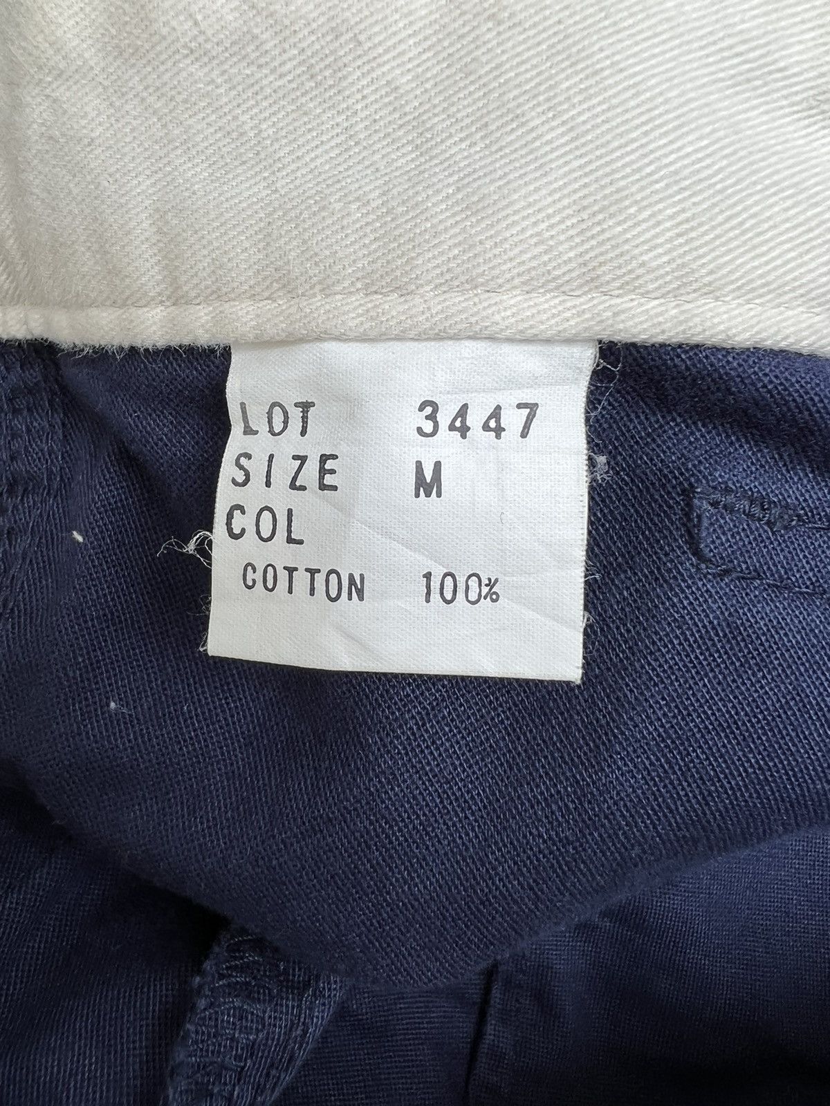 Vintage Vintage UNICO LINEA Japan Moleskin Cotton Work Pant Size US 31 - 19 Thumbnail