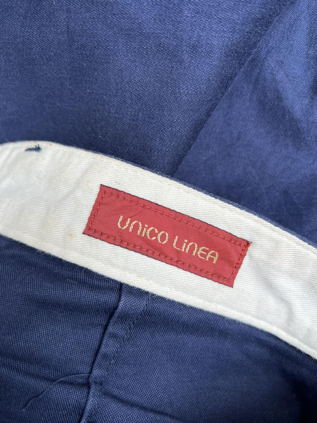 Vintage Vintage UNICO LINEA Japan Moleskin Cotton Work Pant Size US 31 - 18 Thumbnail