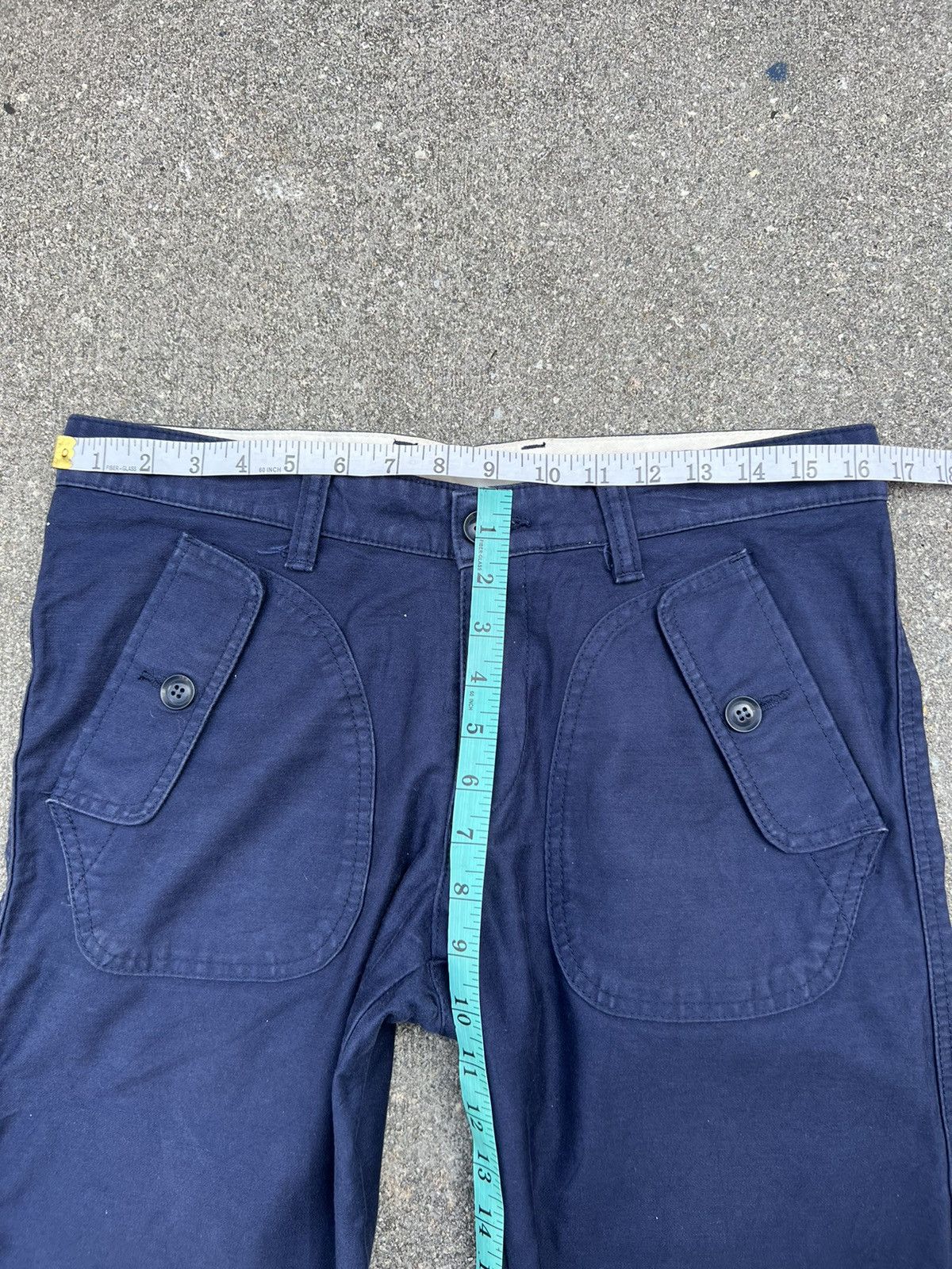 Vintage Vintage UNICO LINEA Japan Moleskin Cotton Work Pant Size US 31 - 2 Thumbnail