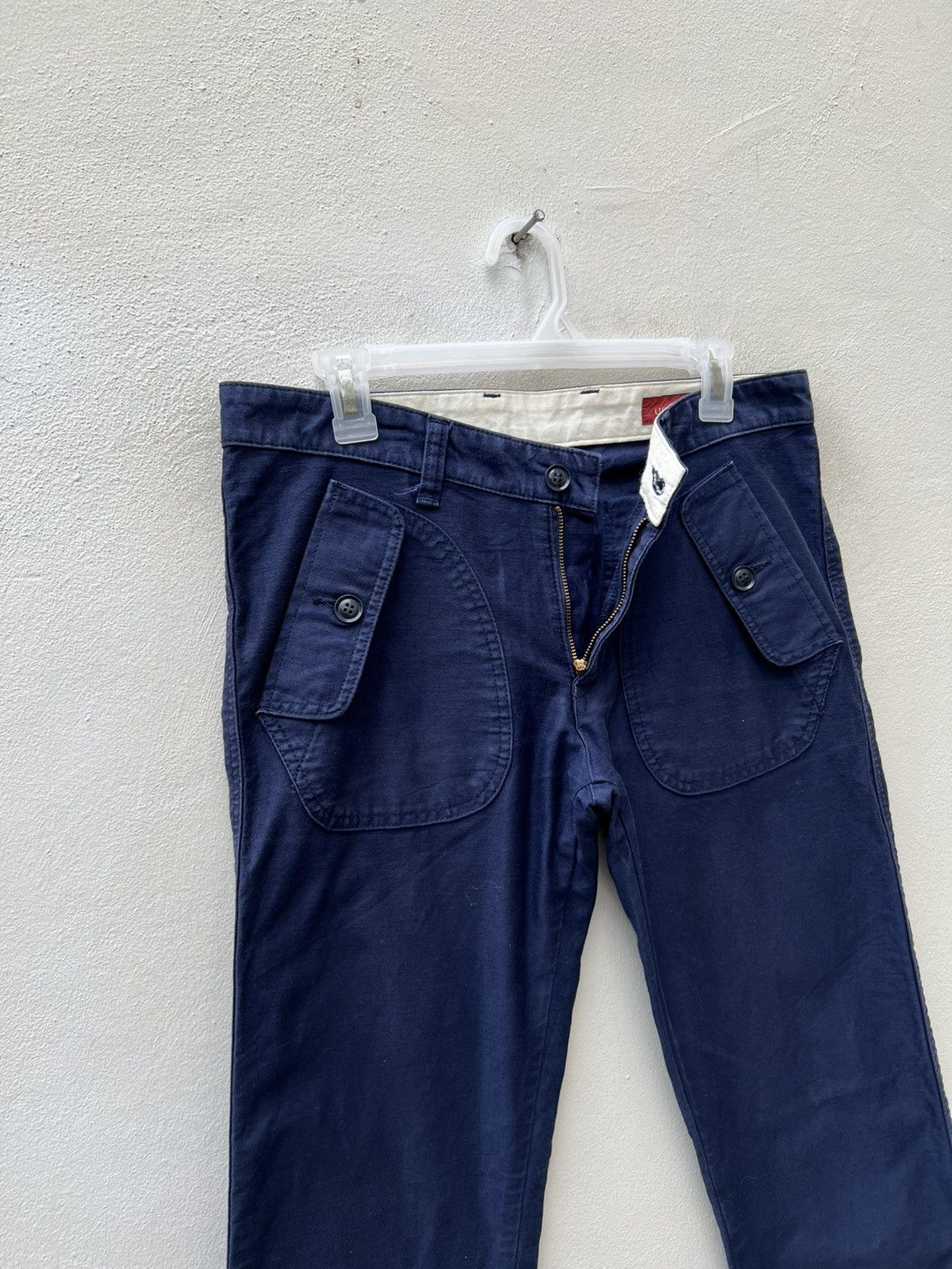 Vintage Vintage UNICO LINEA Japan Moleskin Cotton Work Pant Size US 31 - 8 Thumbnail