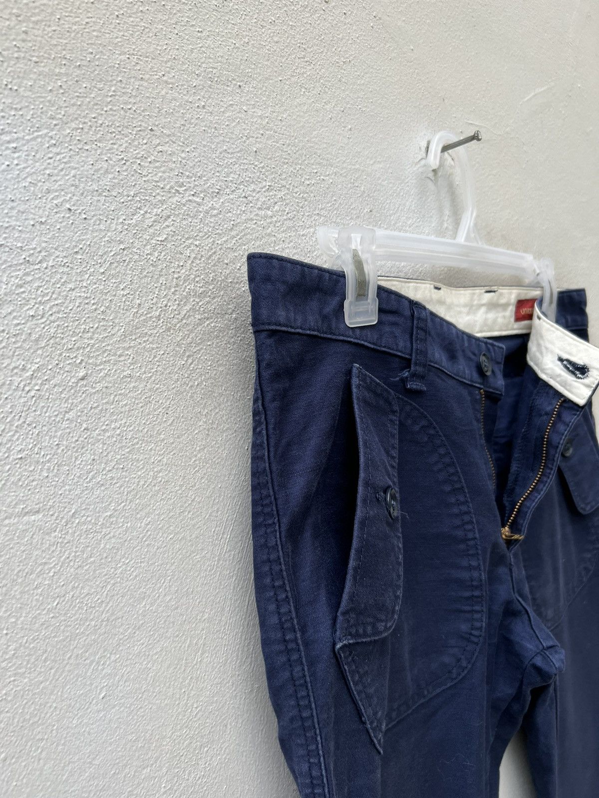 Vintage Vintage UNICO LINEA Japan Moleskin Cotton Work Pant Size US 31 - 9 Thumbnail