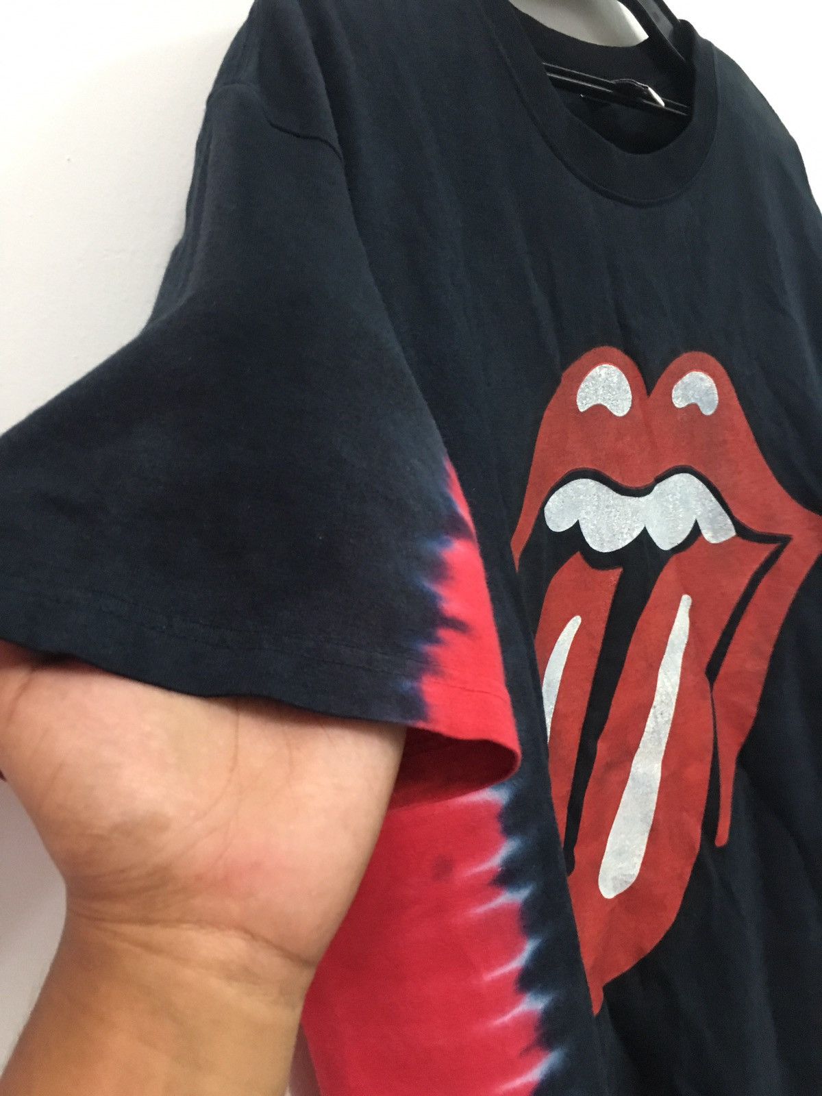 Band Tees × The Rolling Stones × Vintage Vintage Rolling Stones tie dye t-shirt very rare design Size US L / EU 52-54 / 3 - 4 Thumbnail