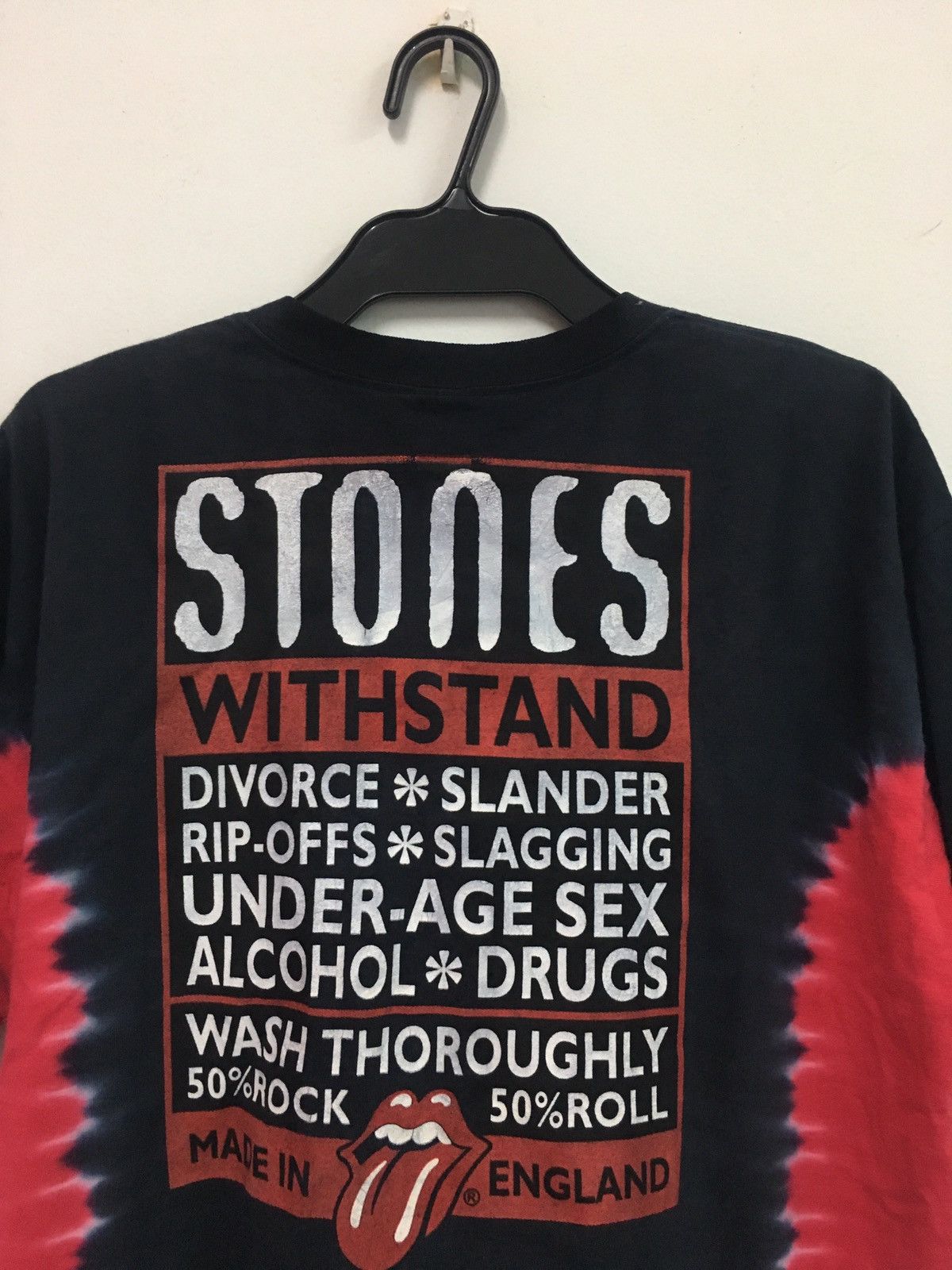 Band Tees × The Rolling Stones × Vintage Vintage Rolling Stones tie dye t-shirt very rare design Size US L / EU 52-54 / 3 - 3 Thumbnail