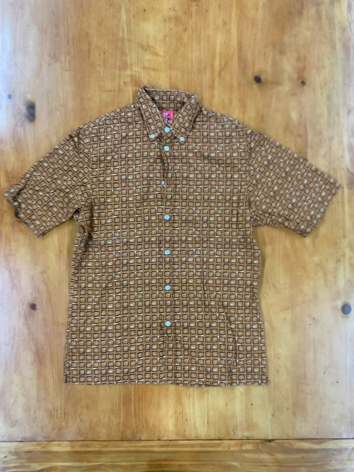 Bape Button Up S/S Shirt Size US L / EU 52-54 / 3 - 1 Thumbnail