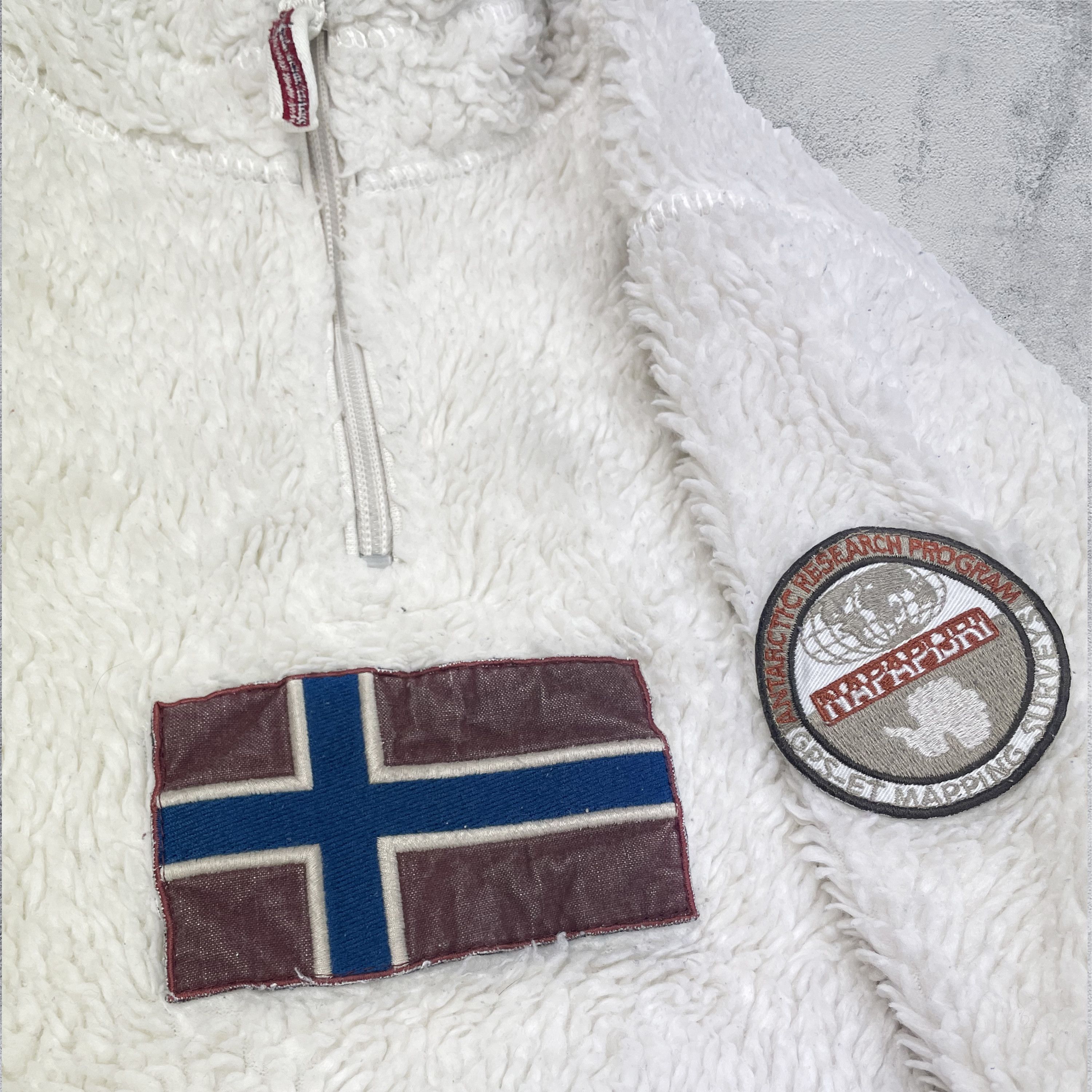 Napapijri × Vintage Napapijri Vintage Fleece Sherpa Sweater Jacket Size US S / EU 44-46 / 1 - 2 Thumbnail