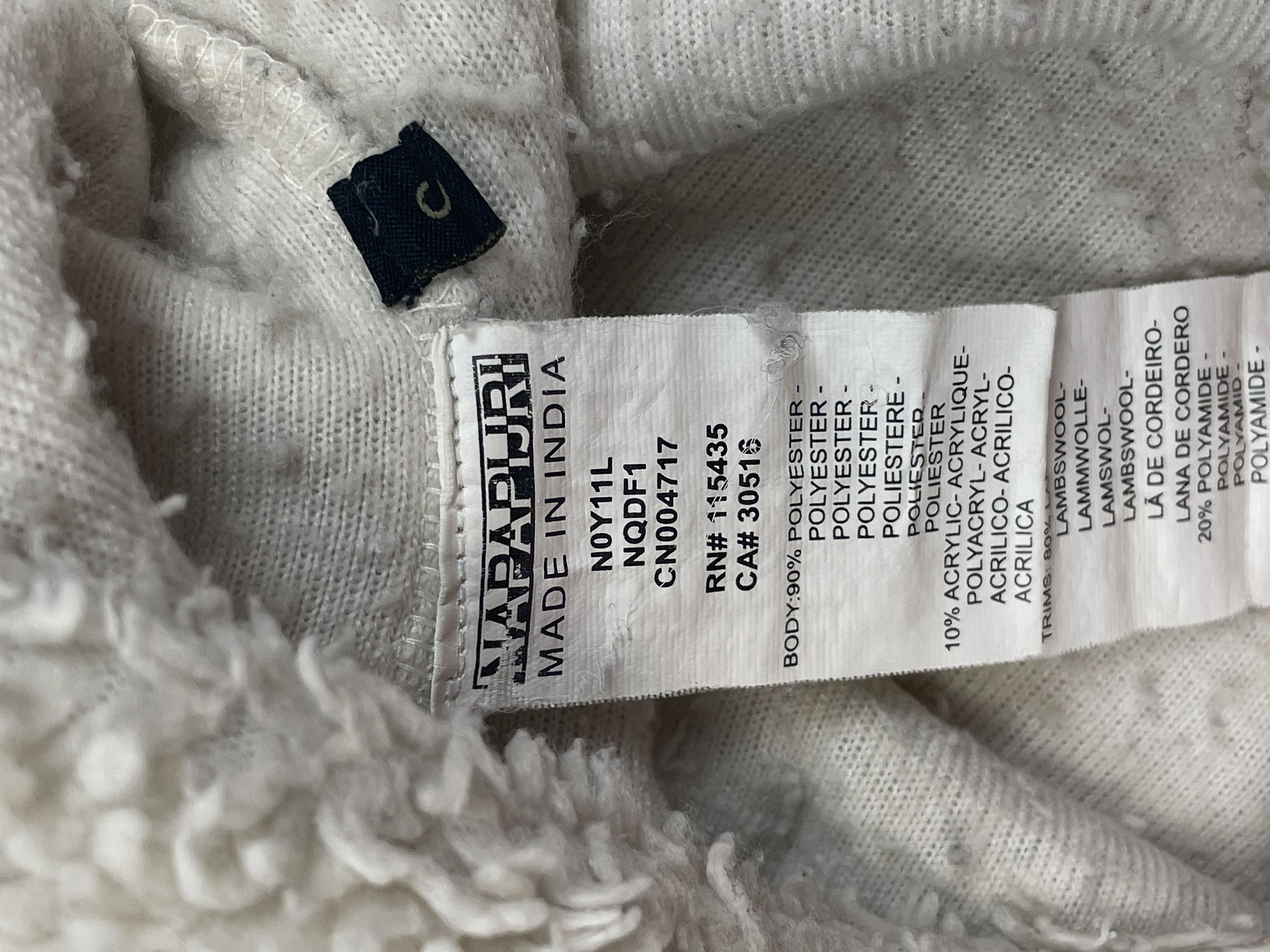Napapijri × Vintage Napapijri Vintage Fleece Sherpa Sweater Jacket Size US S / EU 44-46 / 1 - 4 Thumbnail