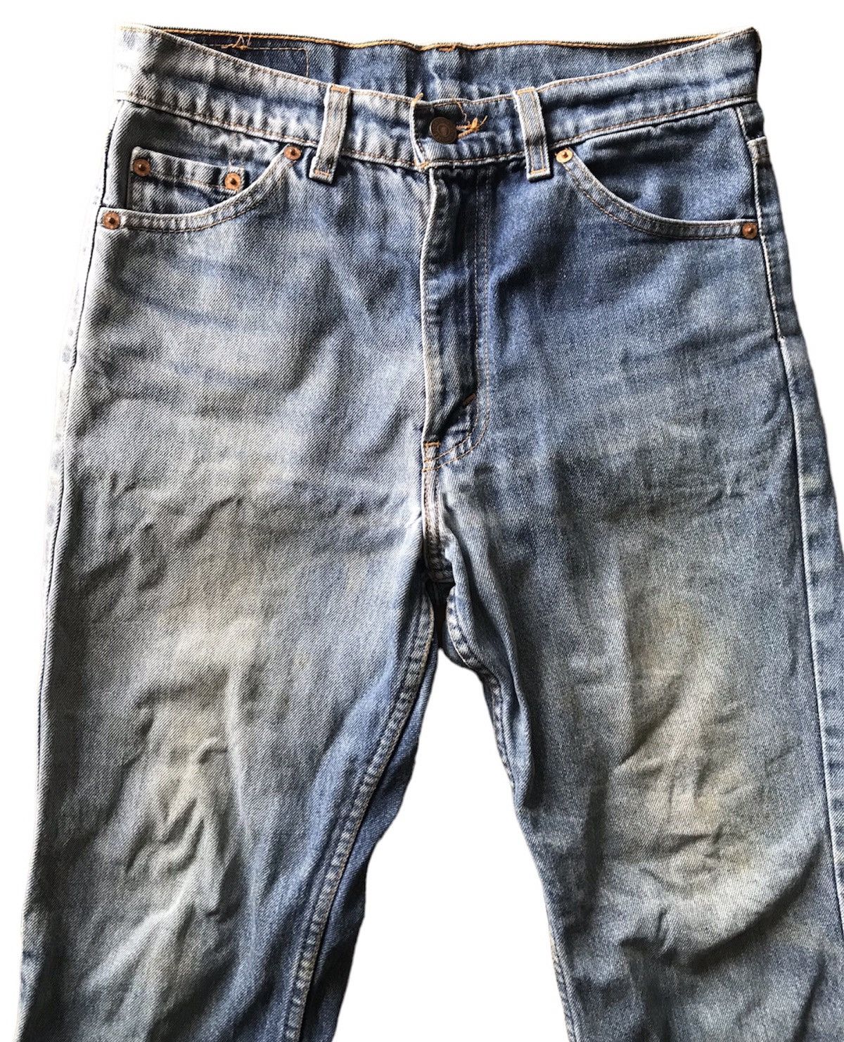 Levi's Flare Vintage Levis 517 Zipper Distressed Made in USA Size US 30 / EU 46 - 6 Thumbnail
