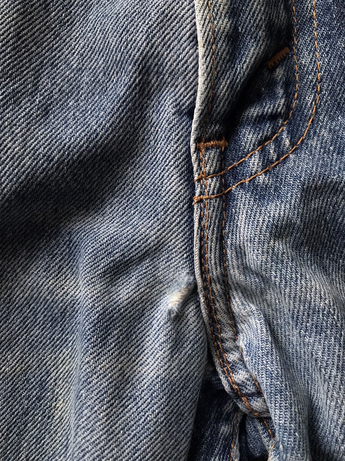 Levi's Flare Vintage Levis 517 Zipper Distressed Made in USA Size US 30 / EU 46 - 3 Thumbnail